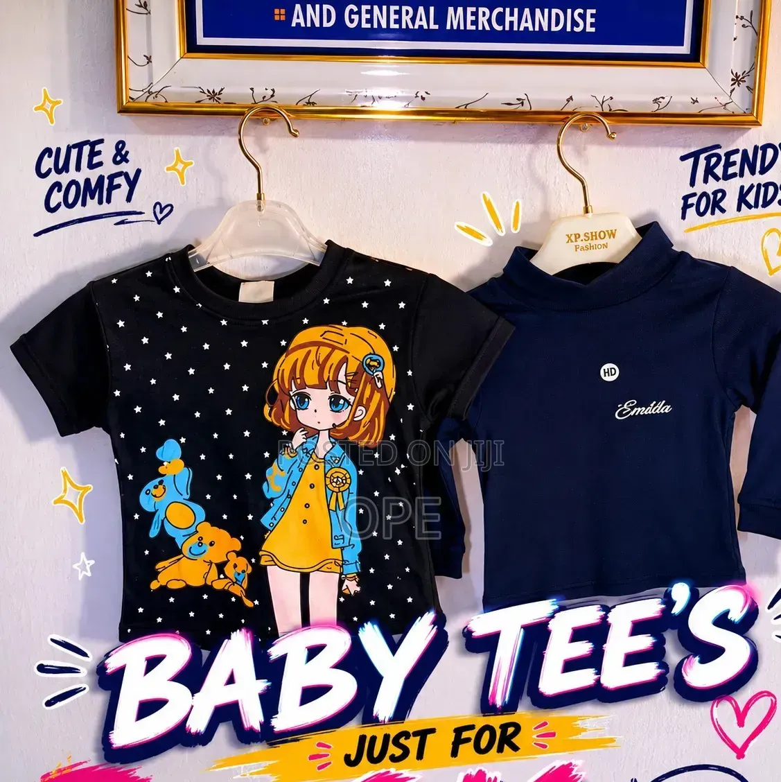 Kids Tops In Different Colours