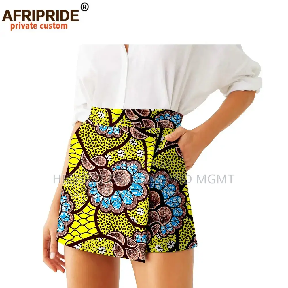Loose High Waist Ankara Short