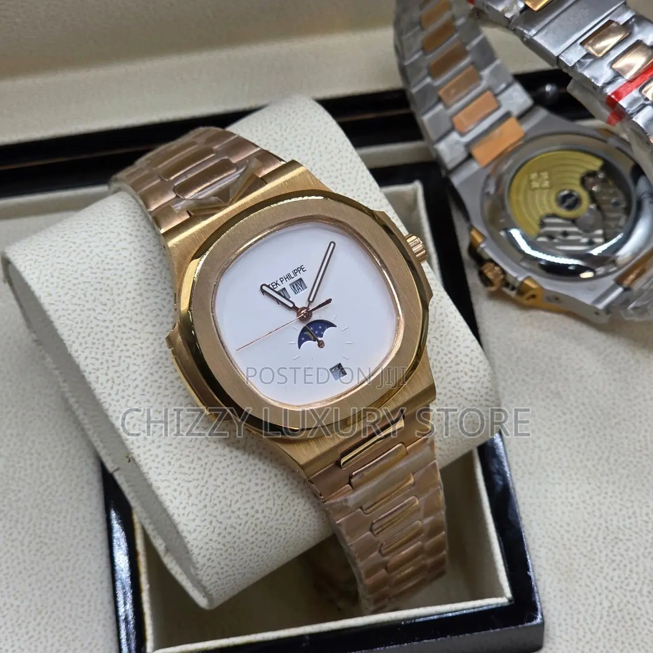 Patek Philippe Quality Luxury Men Automatic Engine Wristwatch