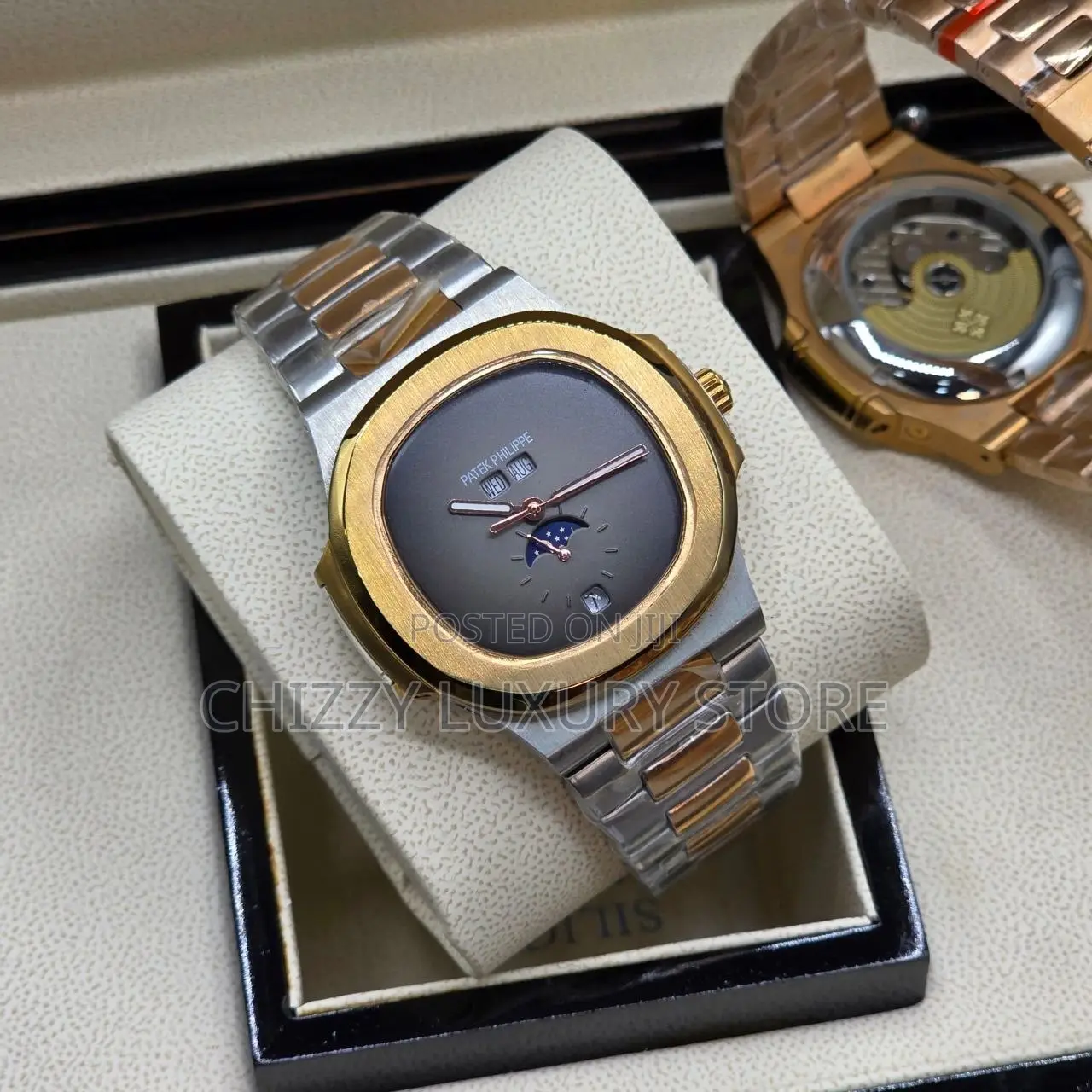 Patek Philippe Quality Luxury Men Automatic Engine Wristwatch