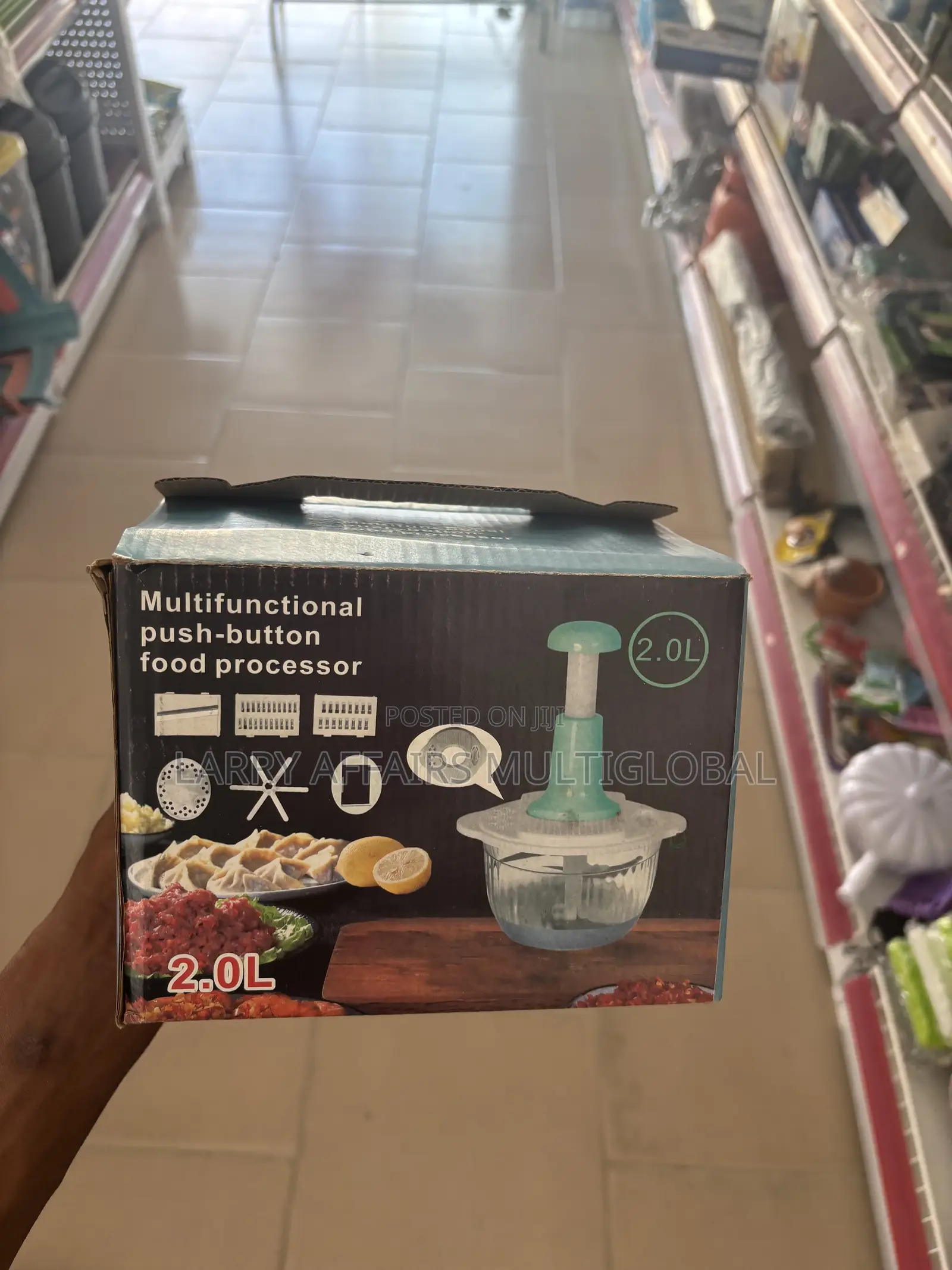 Multifunctional Push Button Chopper With Accessories