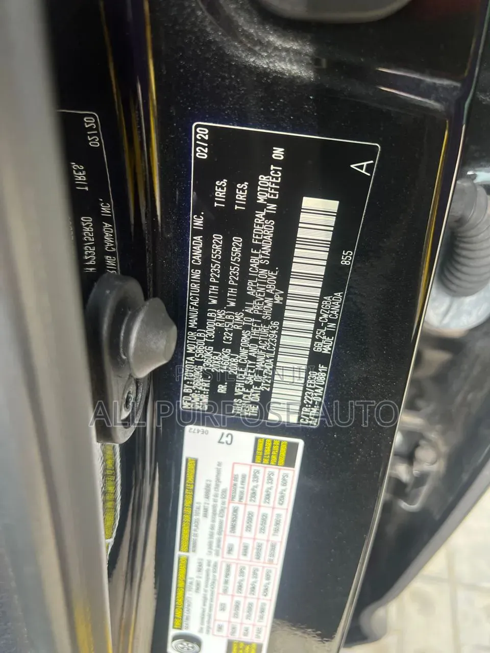 Lexus RX 2020 Black