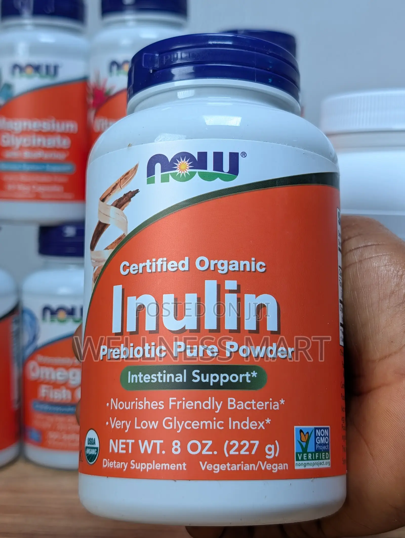 Now Foods Organic Inulin Prebiotic Powder | 8oz | 57 Servings | U.S.A