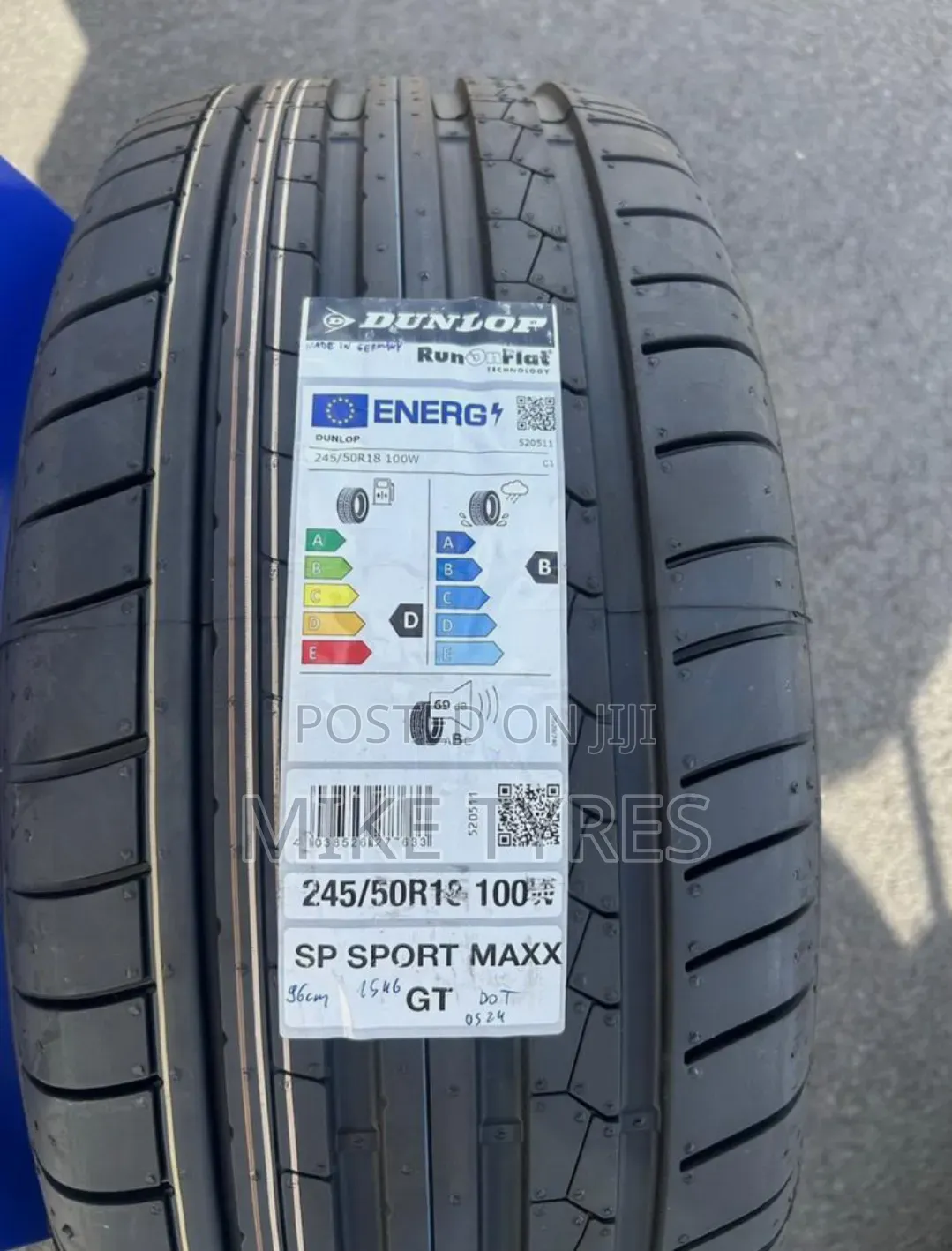 Brand New 245/50r18 Dunlop
