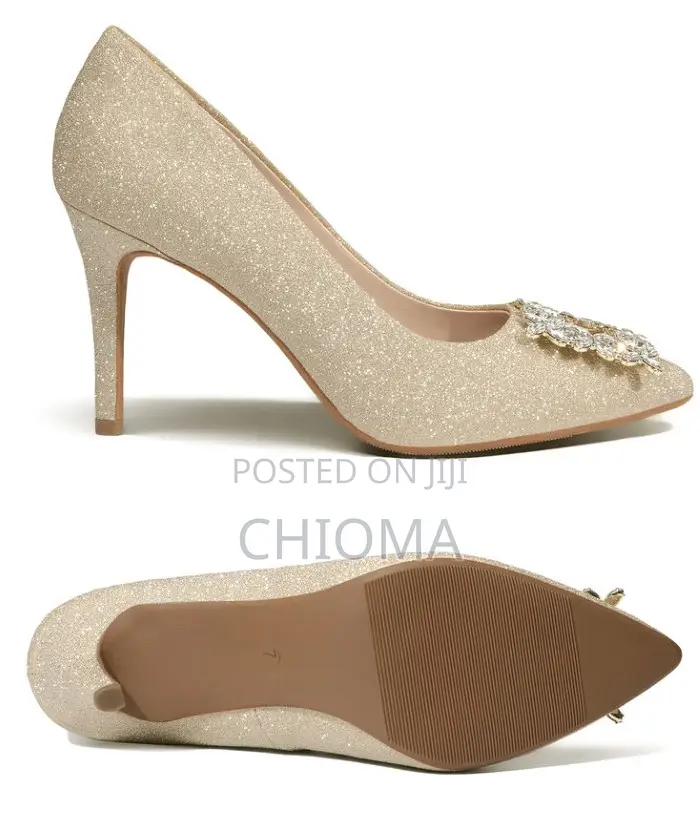 Dream Pairs Womens Partyrhinestone High Heel Shoes(Gold/Silver Avaliab