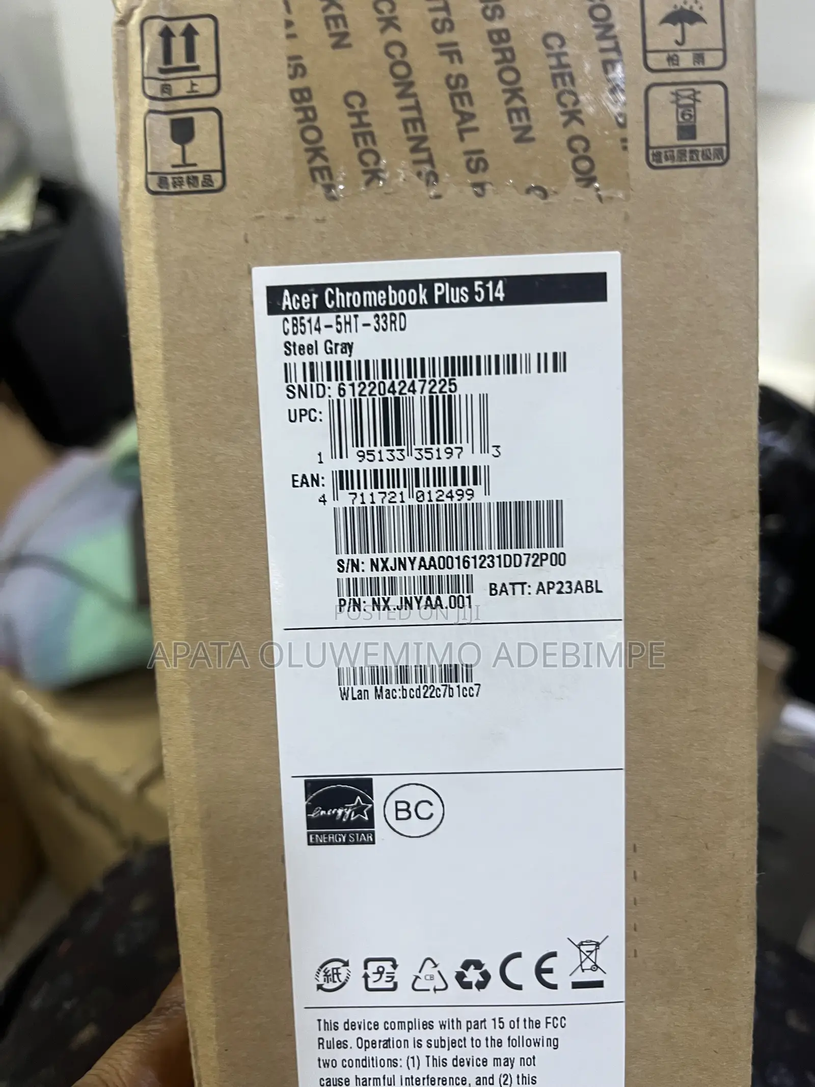 New Laptop Acer Chromebook 11 8GB Intel Core i3 SSD 256GB