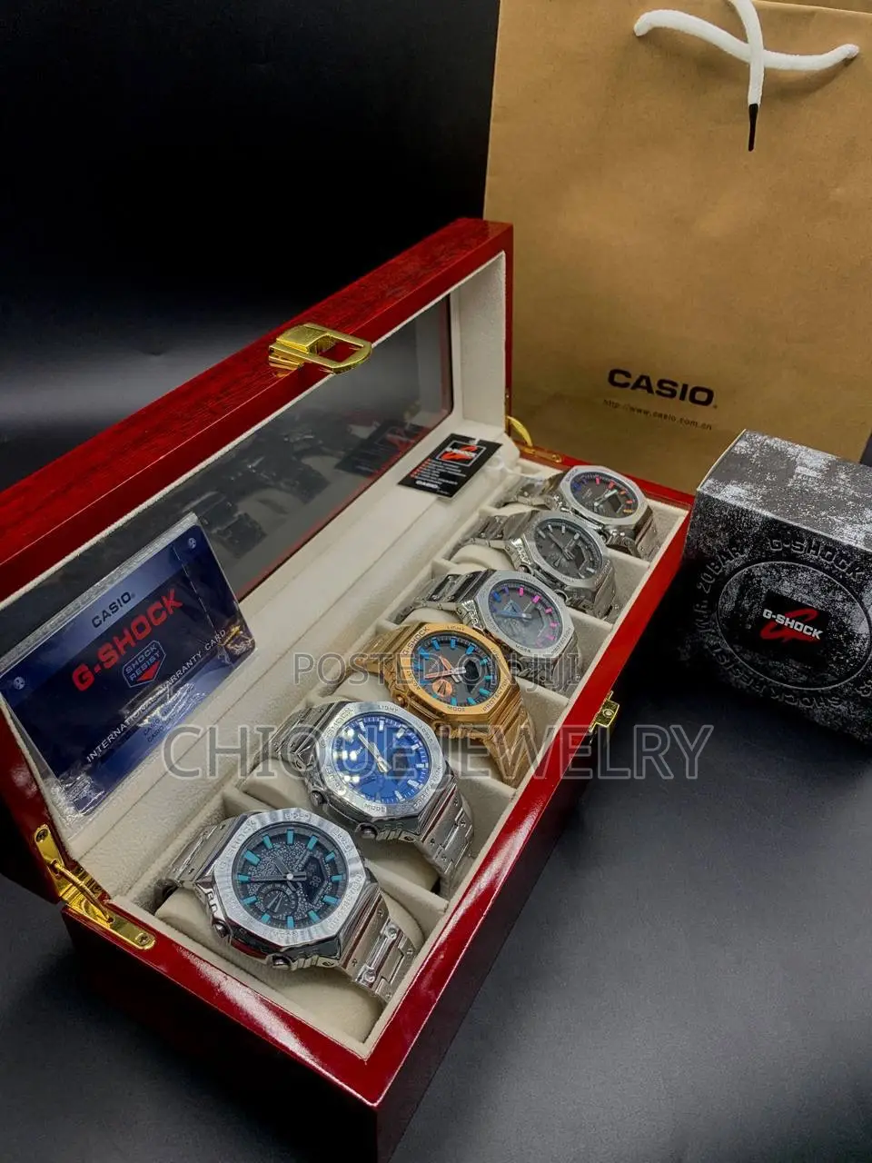 Silver G Shock Ga 2100
