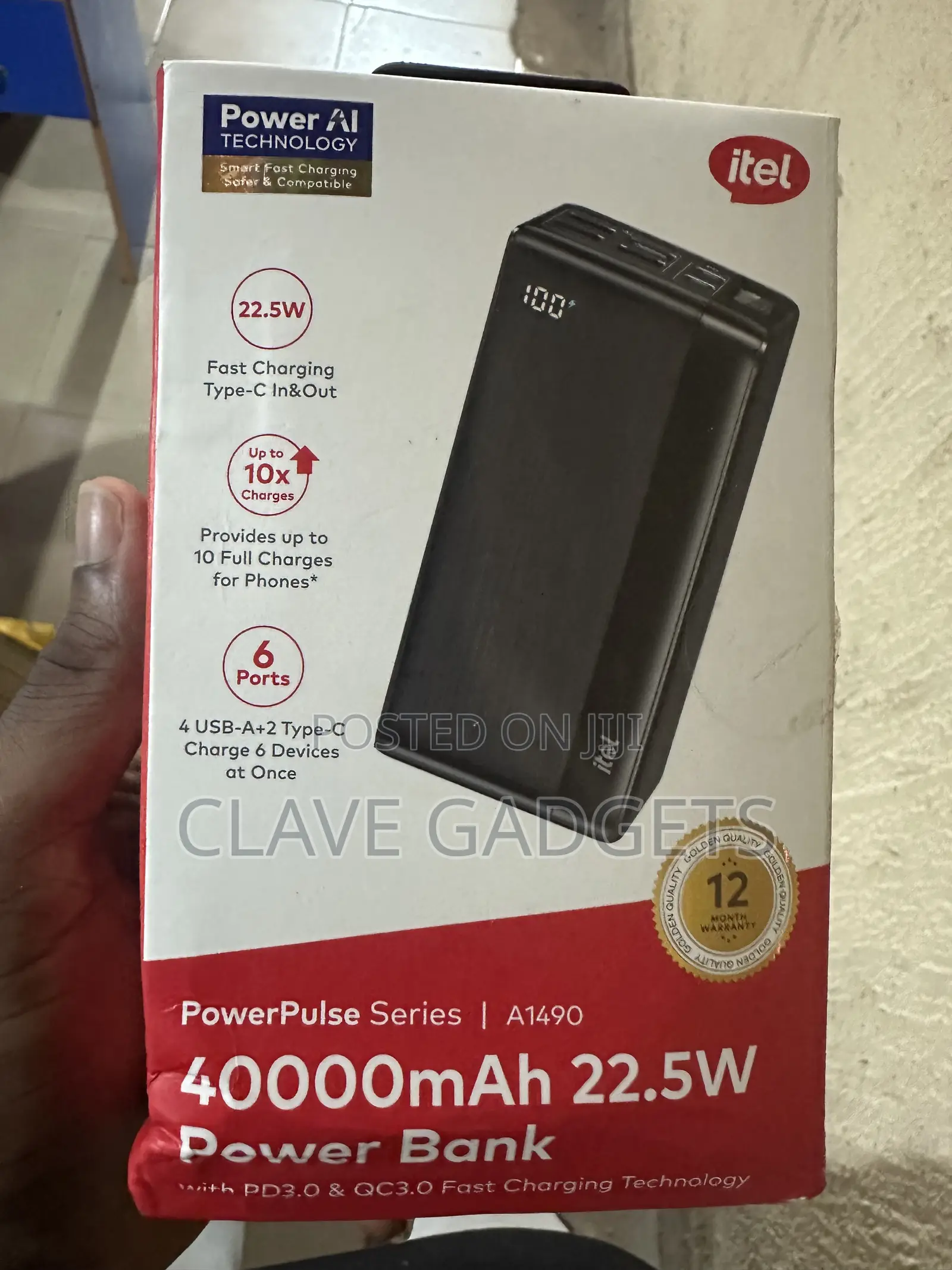 Itel 40000 Mah Power Bank