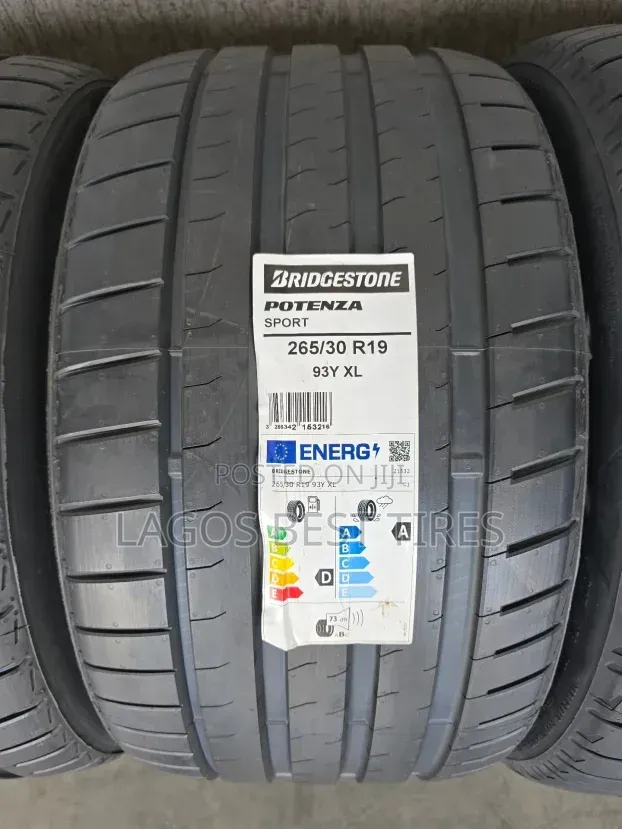 Brand New Bridgestone Potenza Sport (265/30 R19 93y Xl)