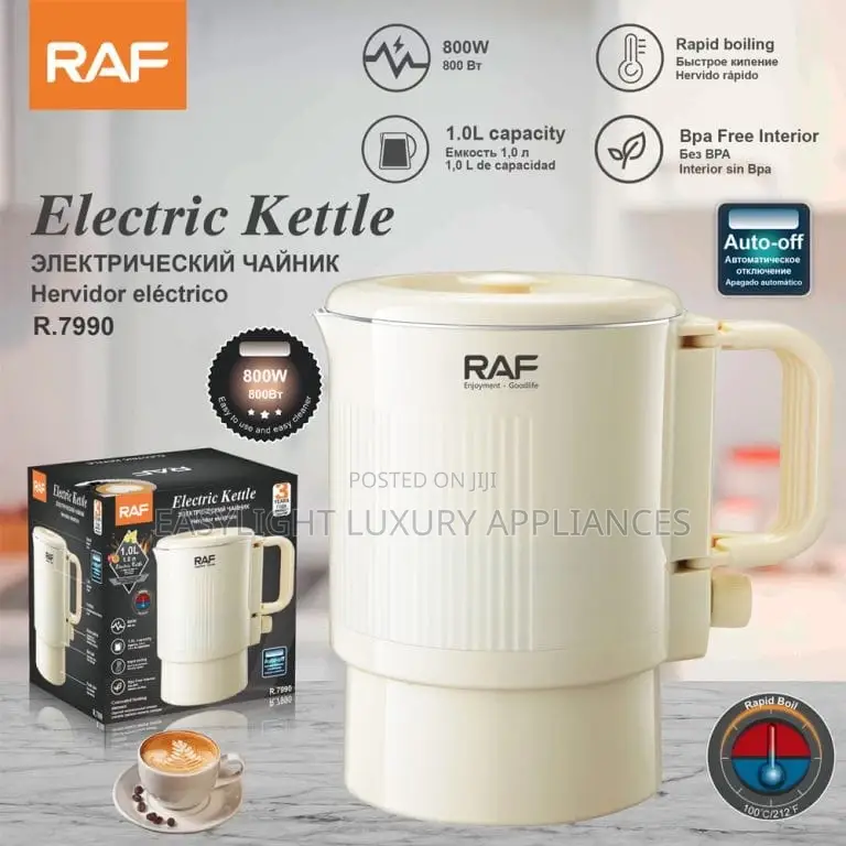 Raf 1l Electric Kettle / Water Heater R.7990