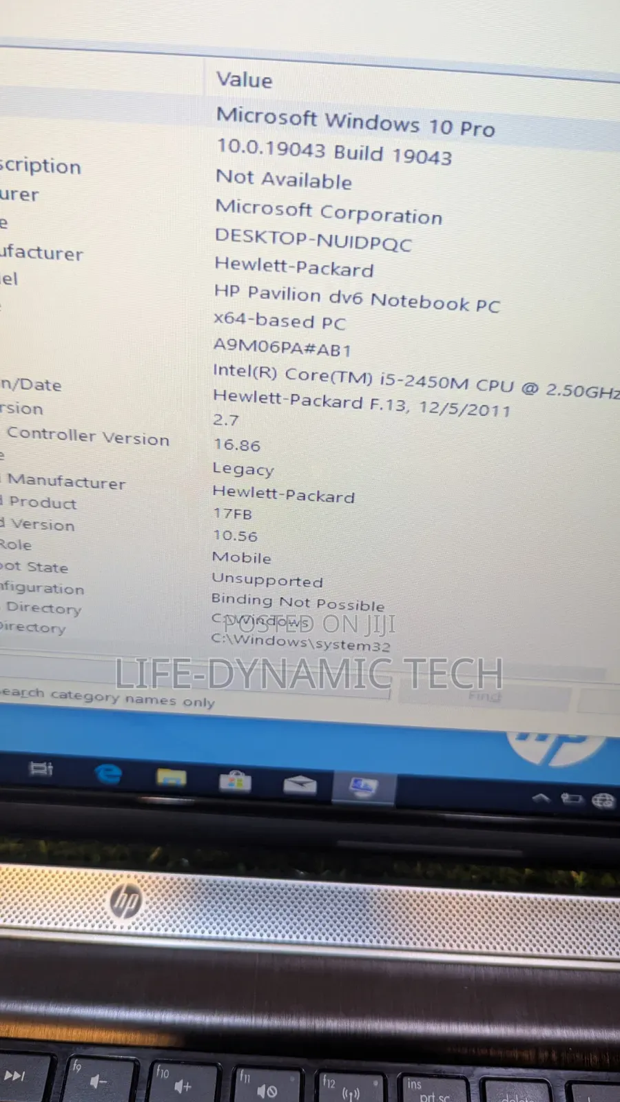 Laptop HP Envy Dv6 8GB Intel Core i5 SSD 128GB