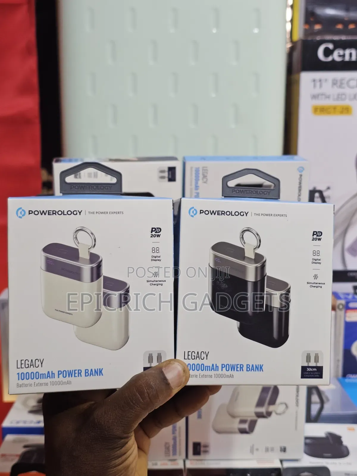 Powerology Legacy 10000mah Mini Fast Charging Power Bank