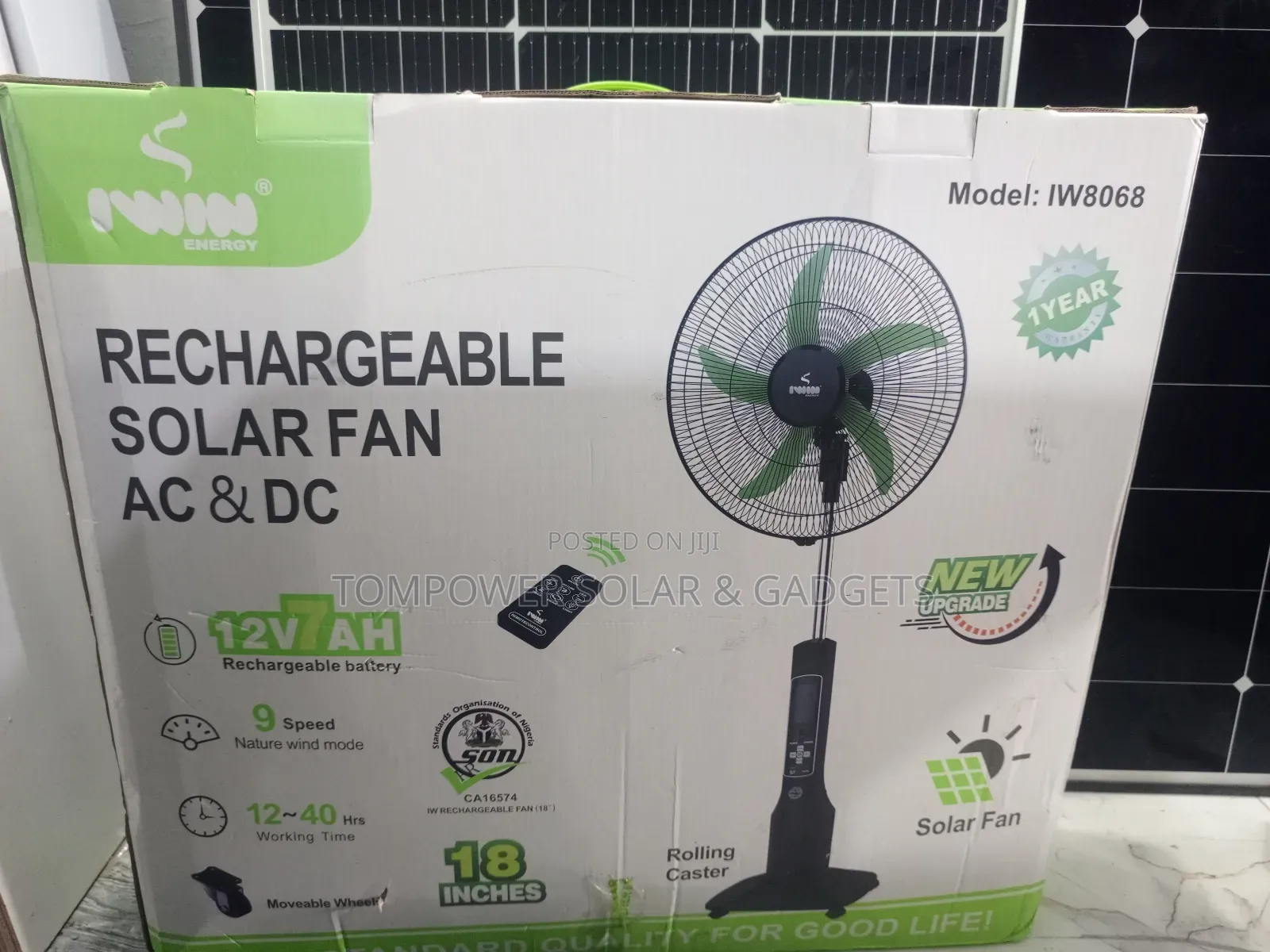 I Win Rechargeable Fan