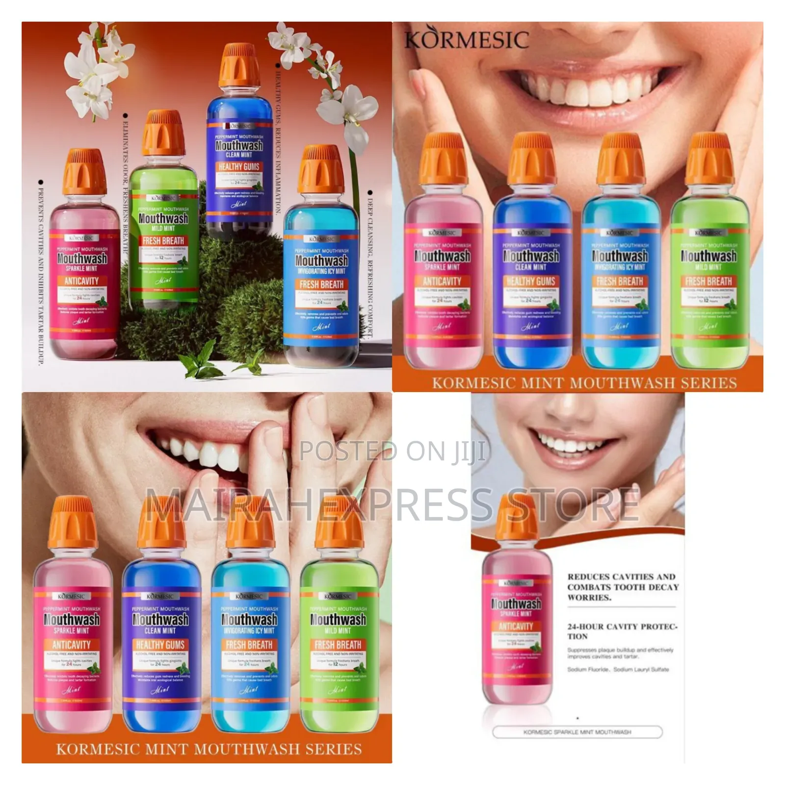 Kormesic 520ml Peppermint Mouthwash
