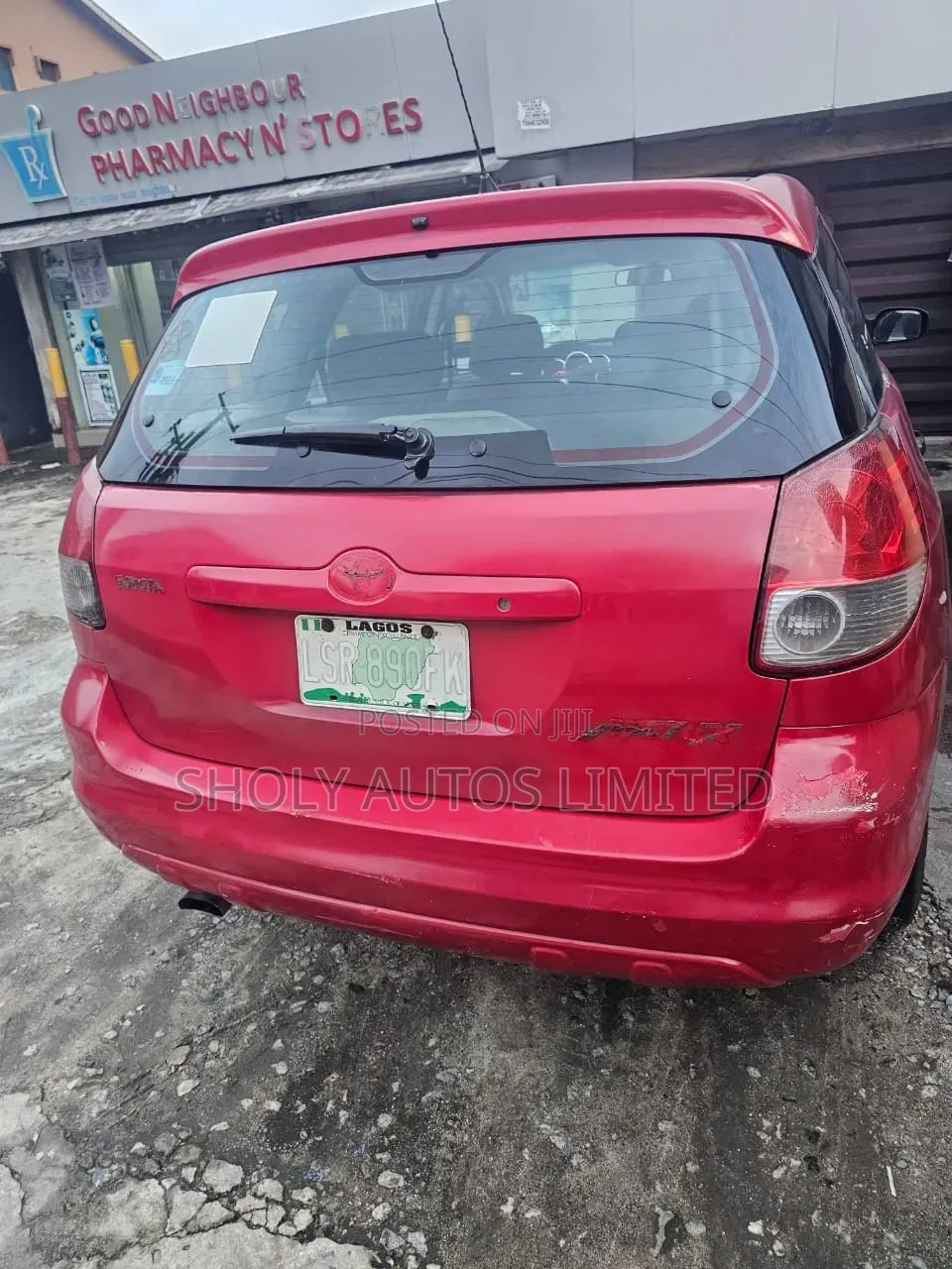 Toyota Matrix 2003 Red