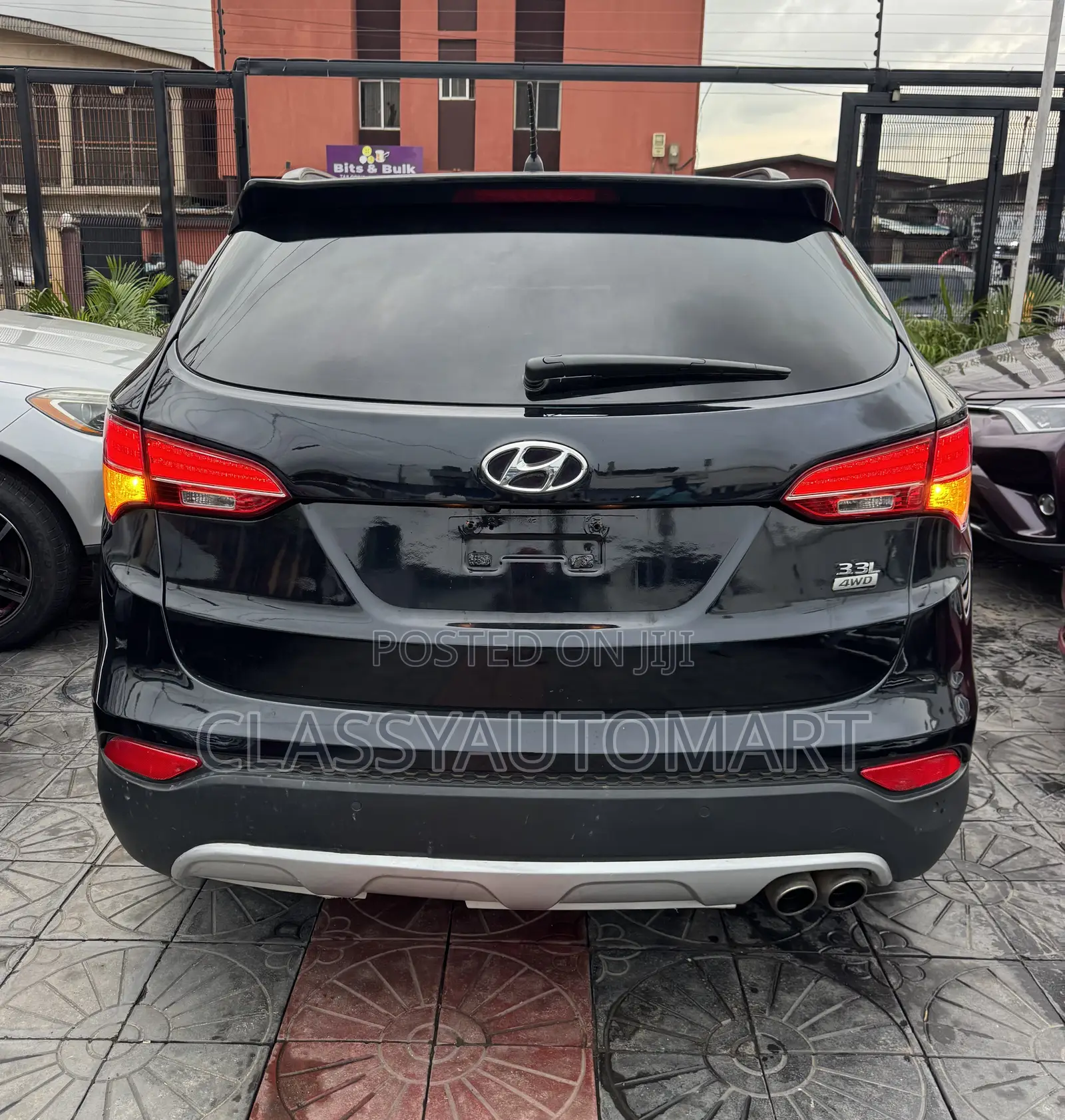 Hyundai Santa Fe Limited 4dr SUV AWD (3.3L 6cyl 6A) 2014 Black