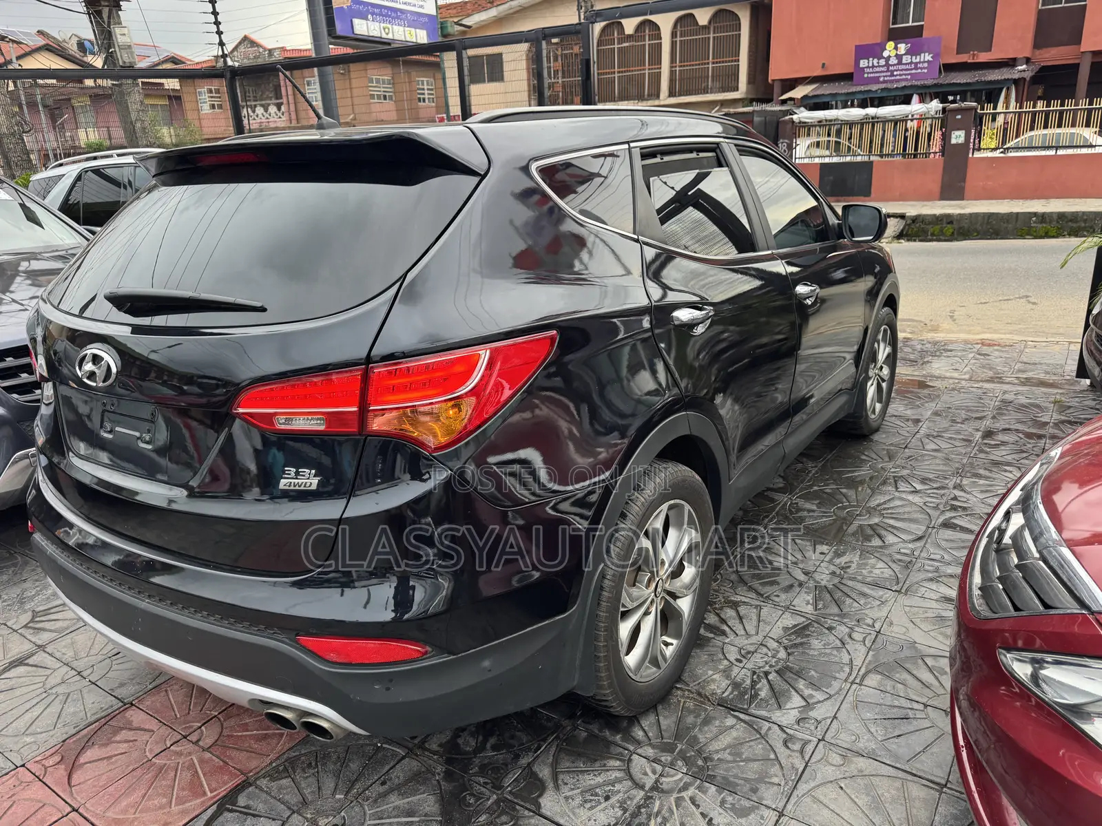 Hyundai Santa Fe Limited 4dr SUV AWD (3.3L 6cyl 6A) 2014 Black