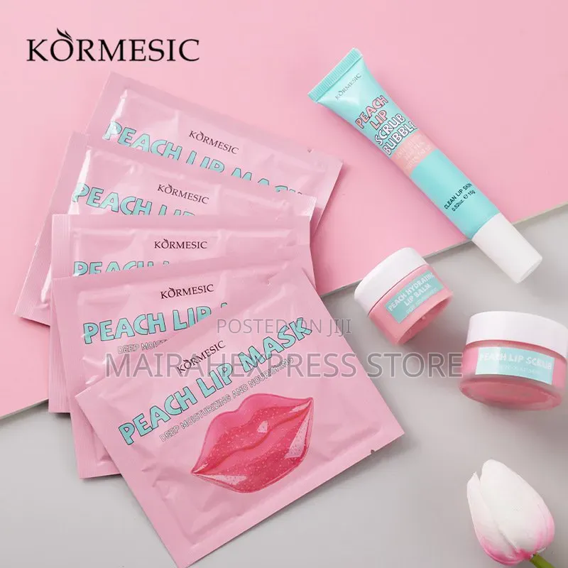 8in1 Kormesic Peach Lip Repair Care Set
