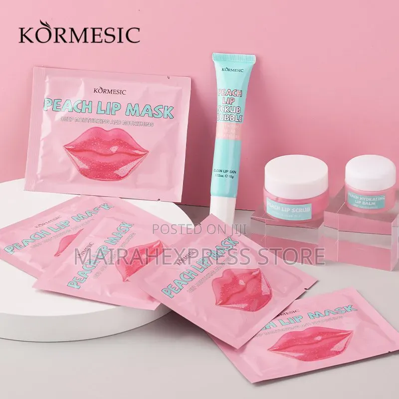 8in1 Kormesic Peach Lip Repair Care Set