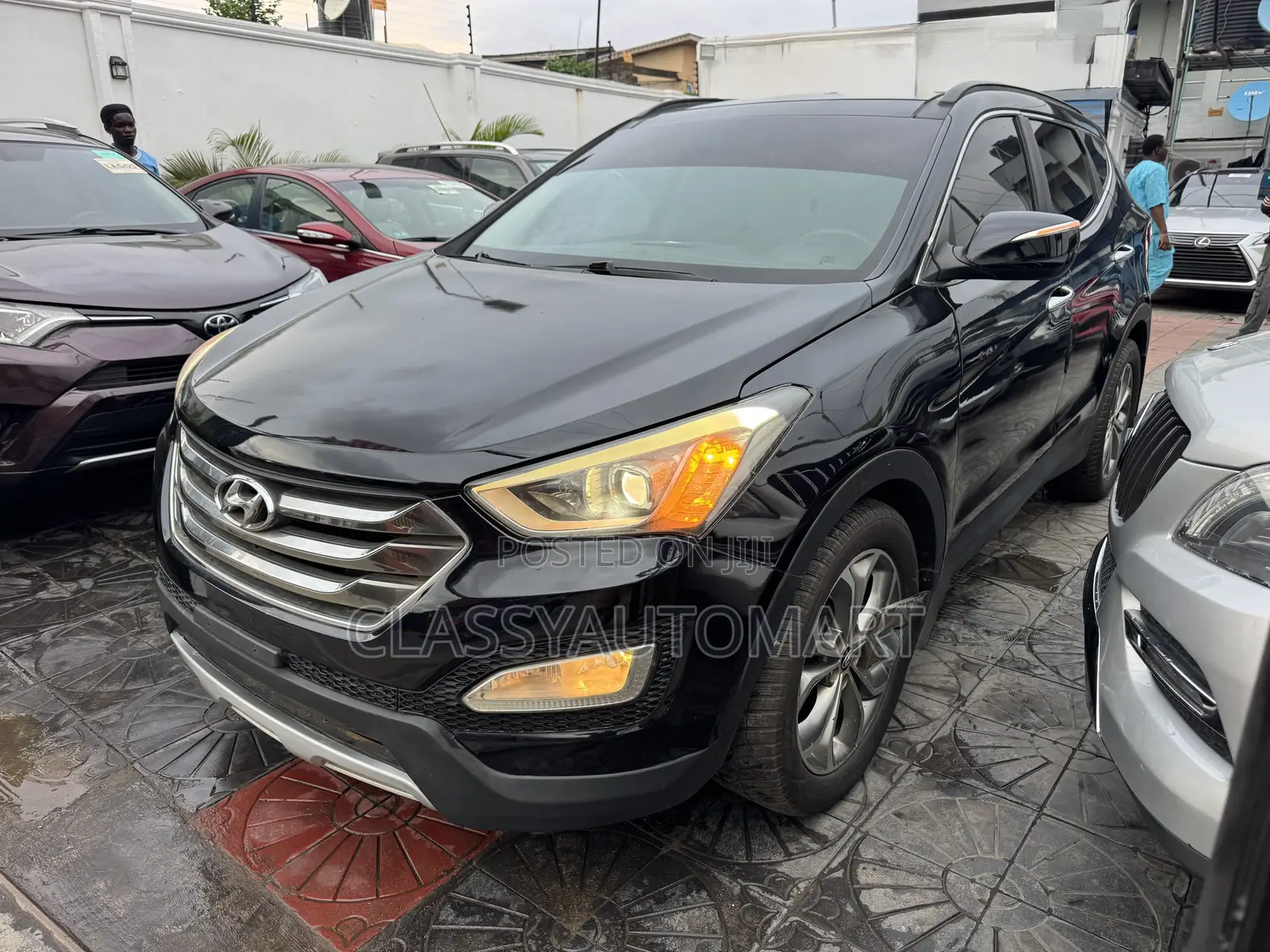 Hyundai Santa Fe Limited 4dr SUV AWD (3.3L 6cyl 6A) 2014 Black