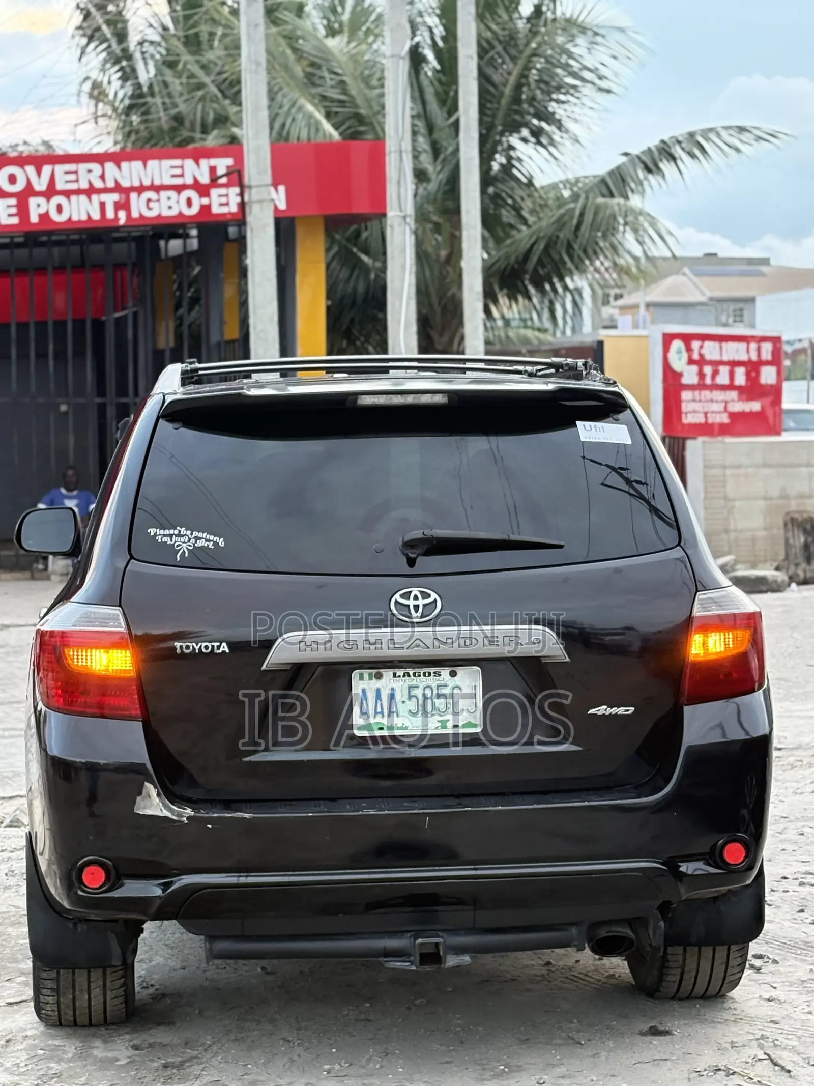 Toyota Highlander Sport 2008 Black