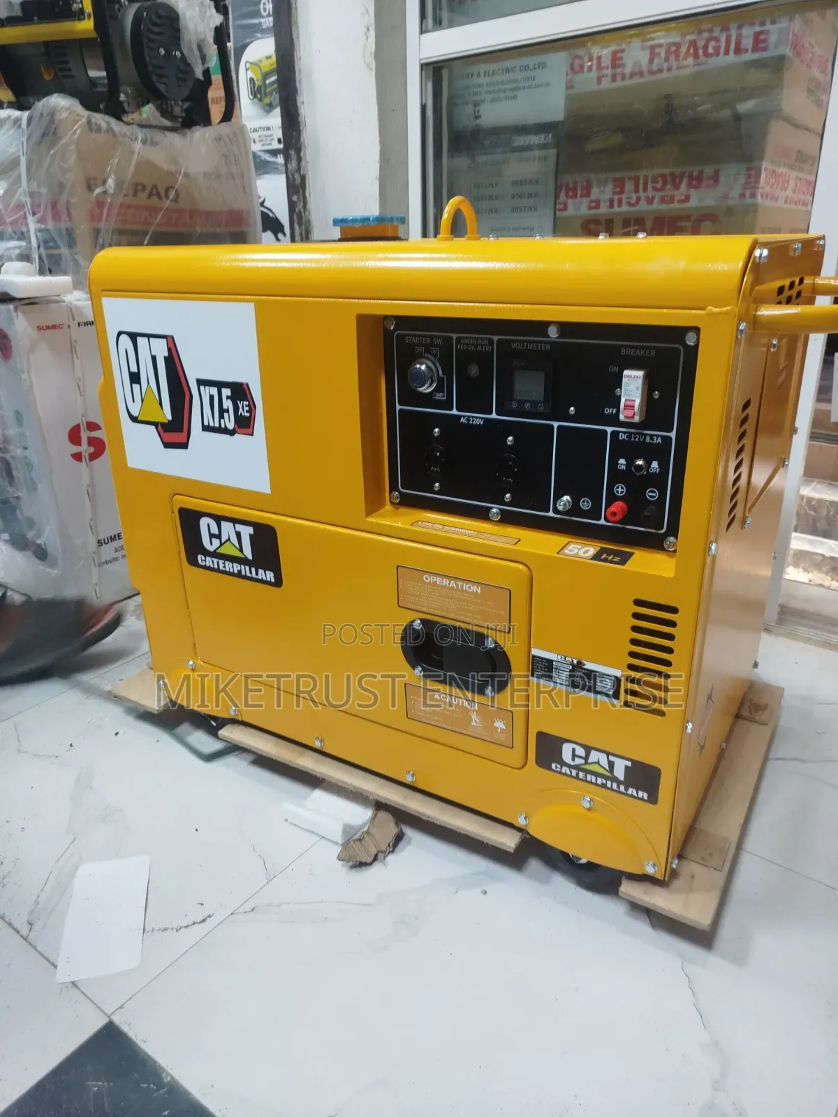 Cat 12kva Super Soundproof Diesel Generator – 100% Copper Coil