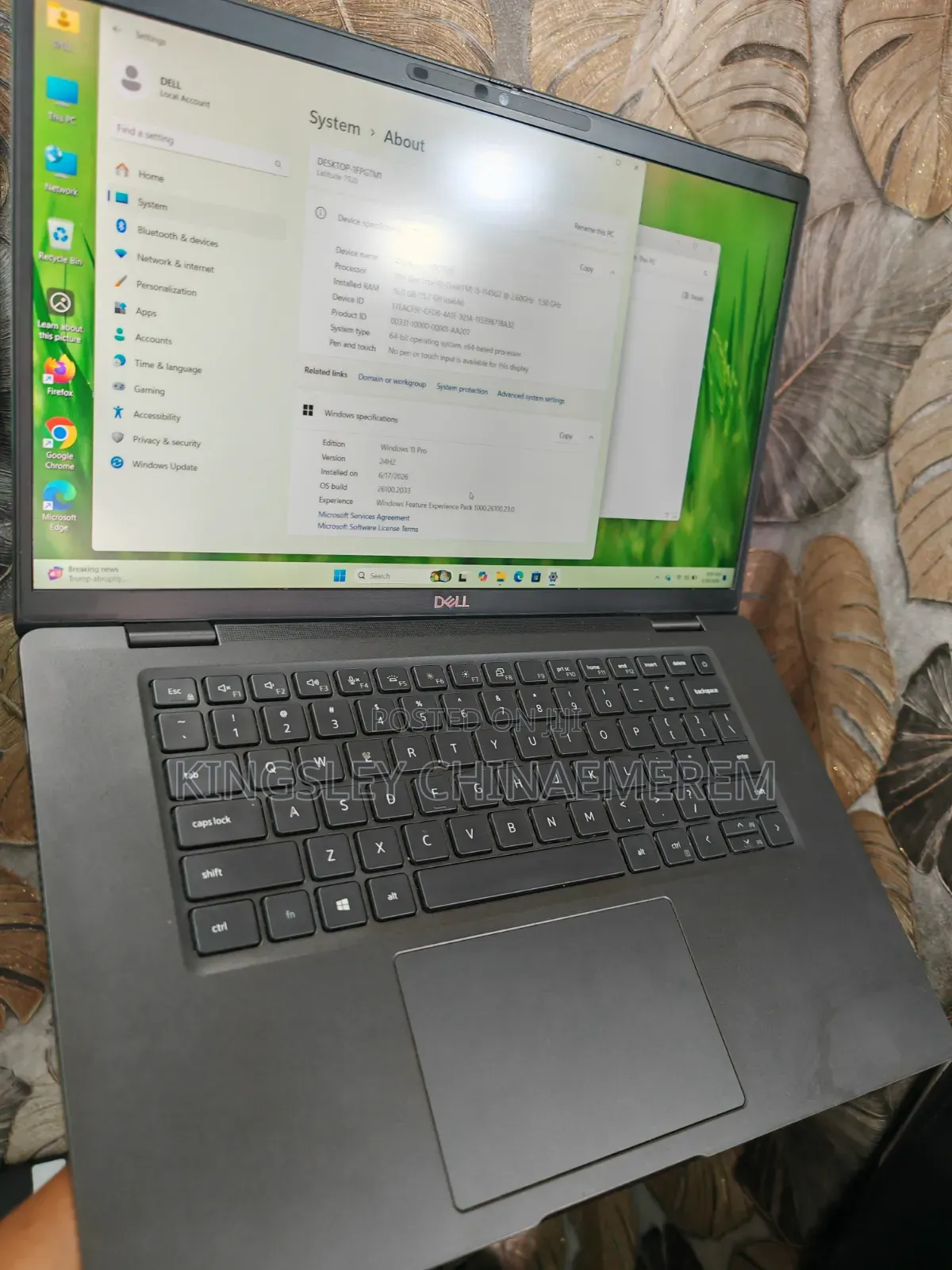 Laptop Dell Latitude 7520 16GB Intel Core i5 SSD 256GB