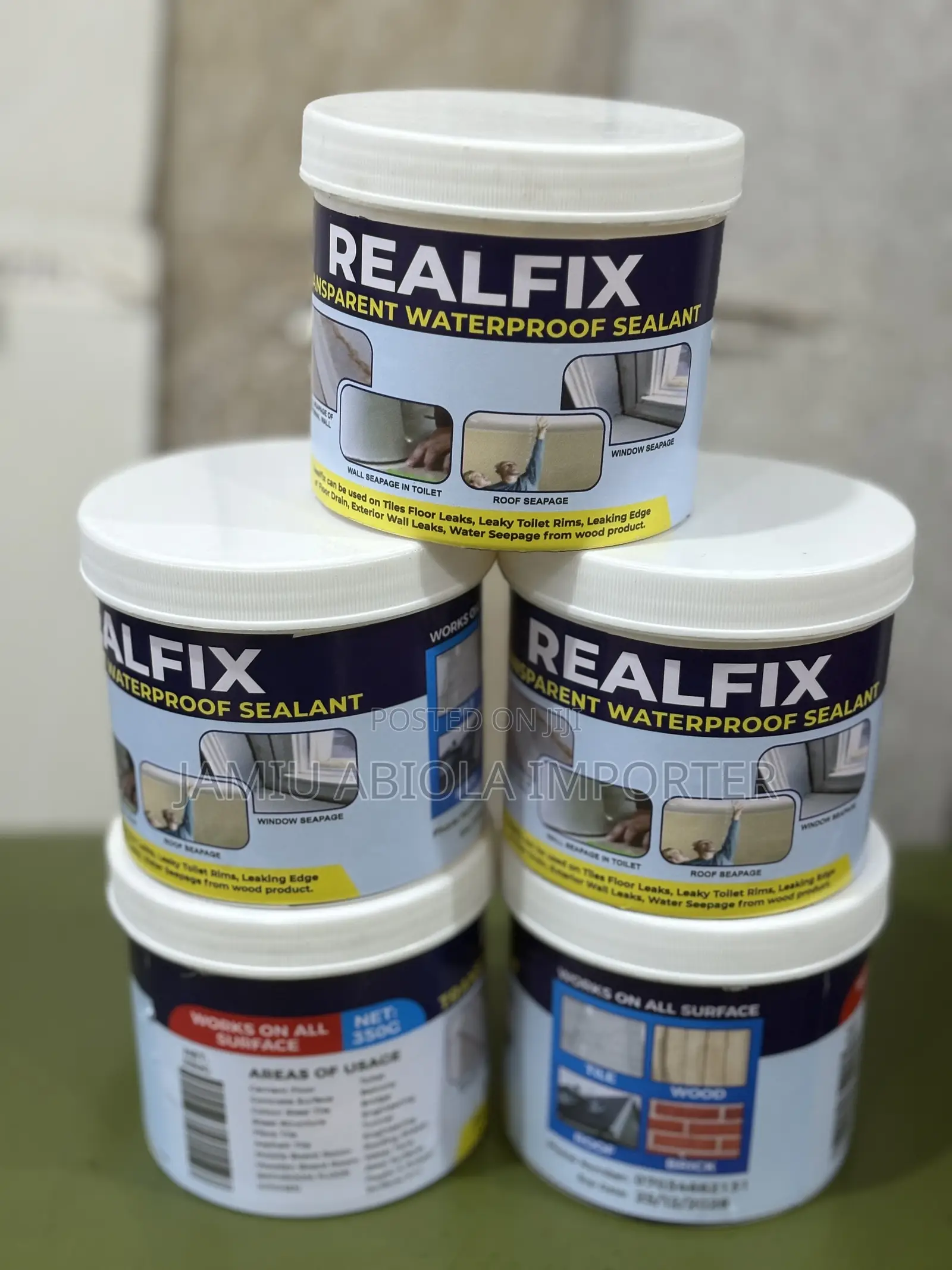 Realfix Transparent Waterproof Sealant 350g