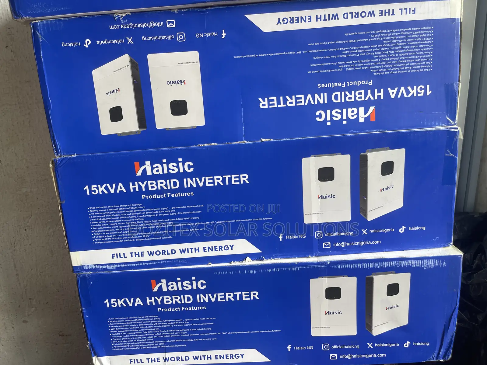 Brand New Haisic Solar Inverter {Hybrid} 15kva|24v System
