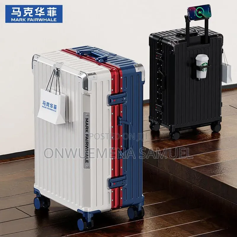 24" Aluminum Frame Travel Bag Carry-on Luggage