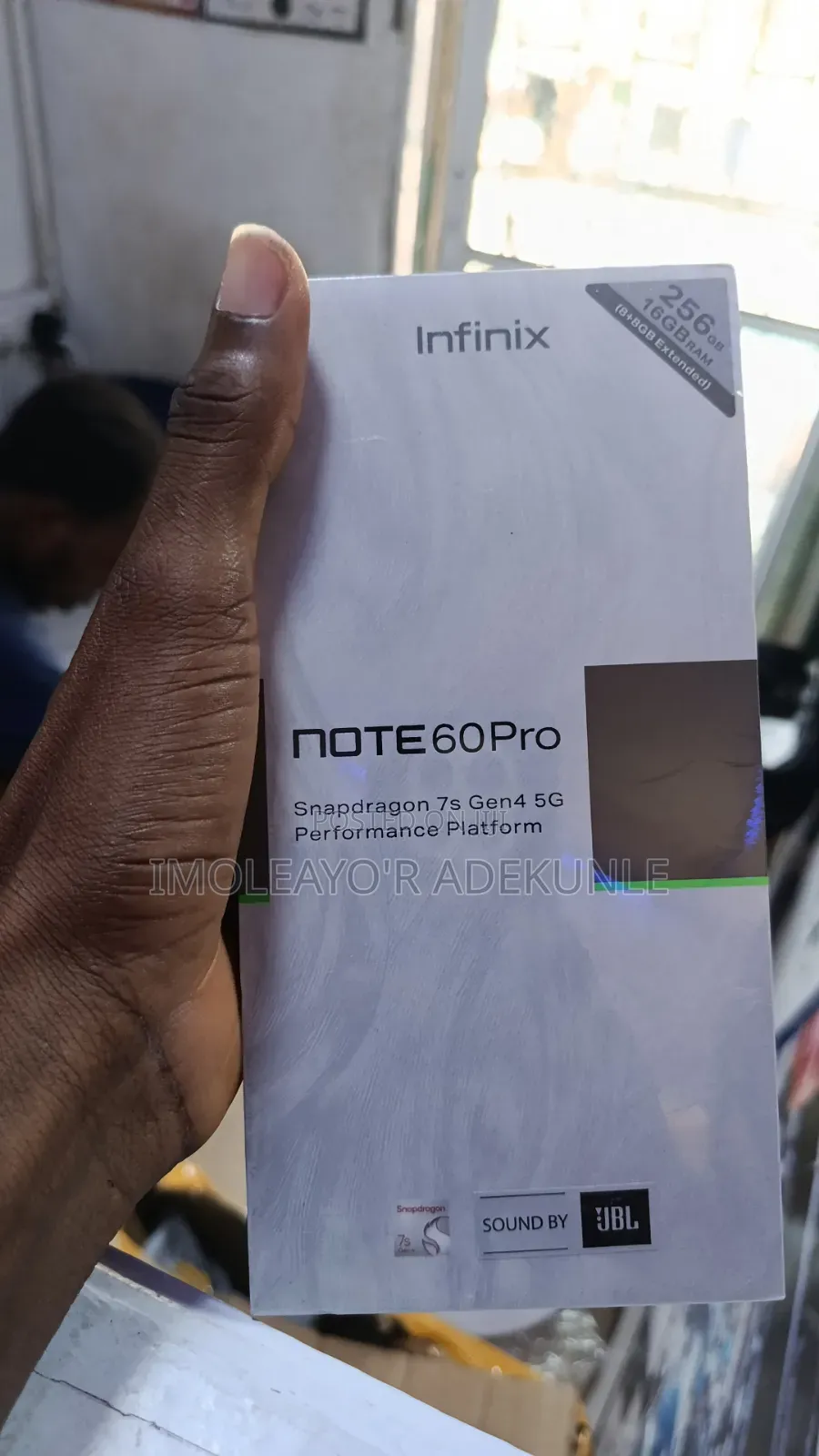 New Infinix Note 60 Pro 256 GB Blue