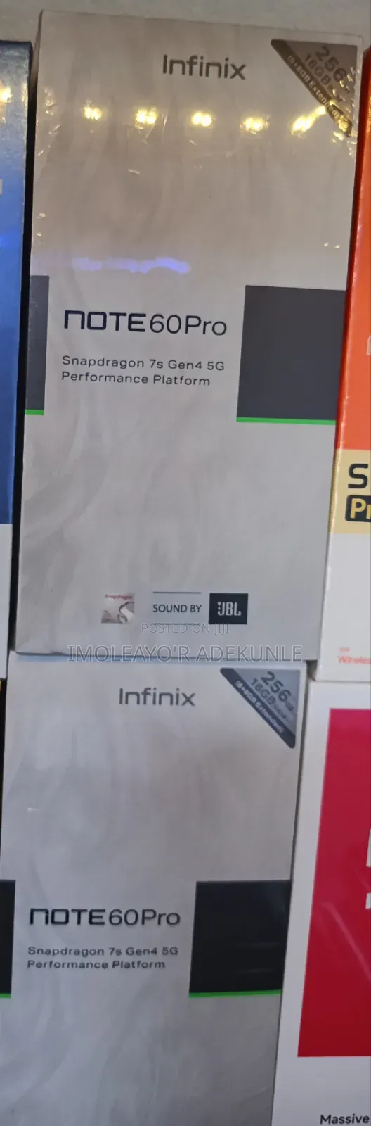 New Infinix Note 60 Pro 256 GB Blue