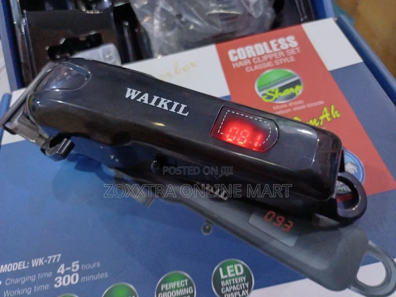 Waikil Digital Professional Cordless Hair Clipper