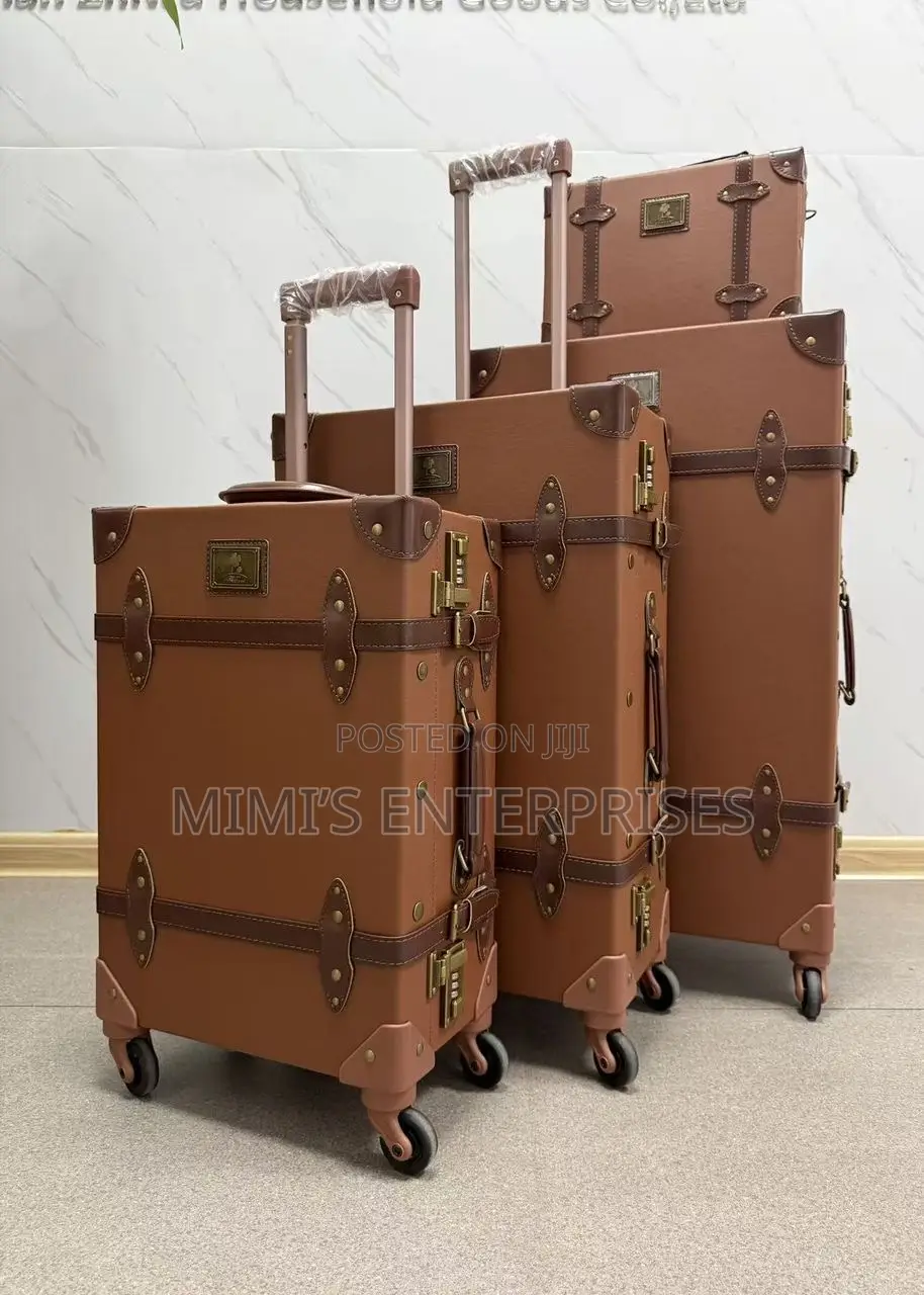 High Quality Well Detailed Flower Print Luggage Set of 4