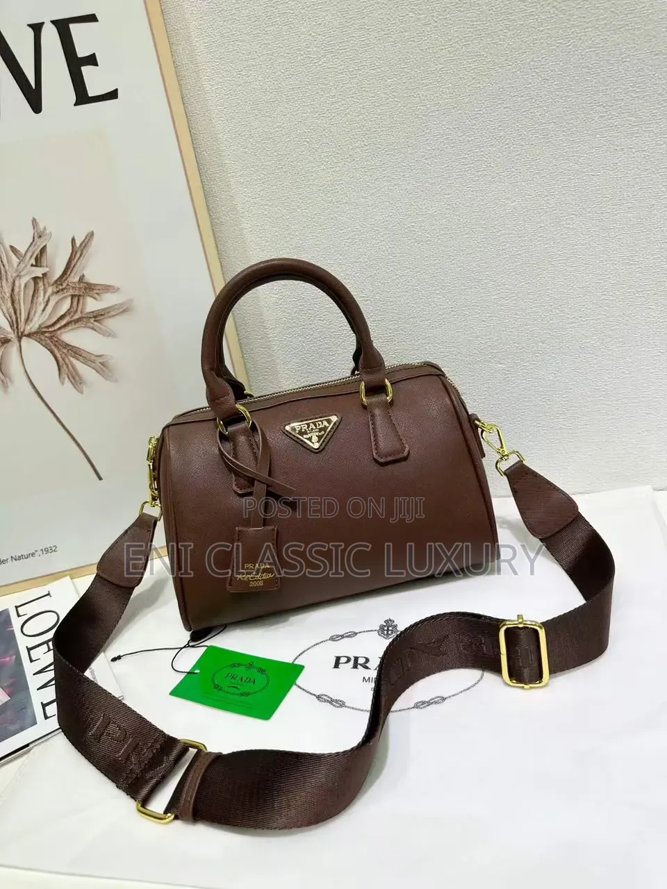 Top Notch Luxury Women's Handbags Prada Best Quality Well Banded