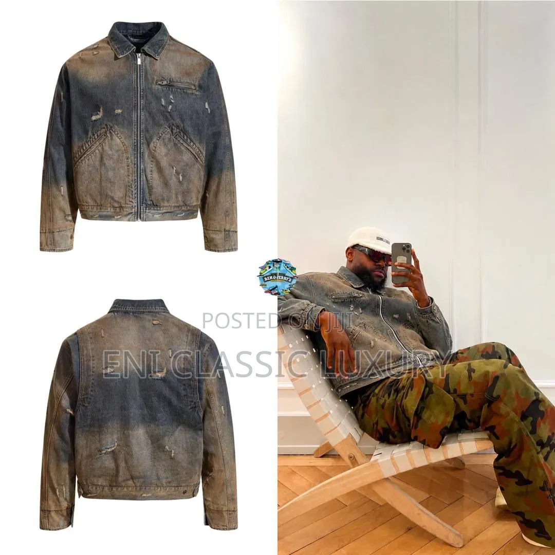 Premium Quality Luxury Men's Cargo Jacket Best Quality Well Branded