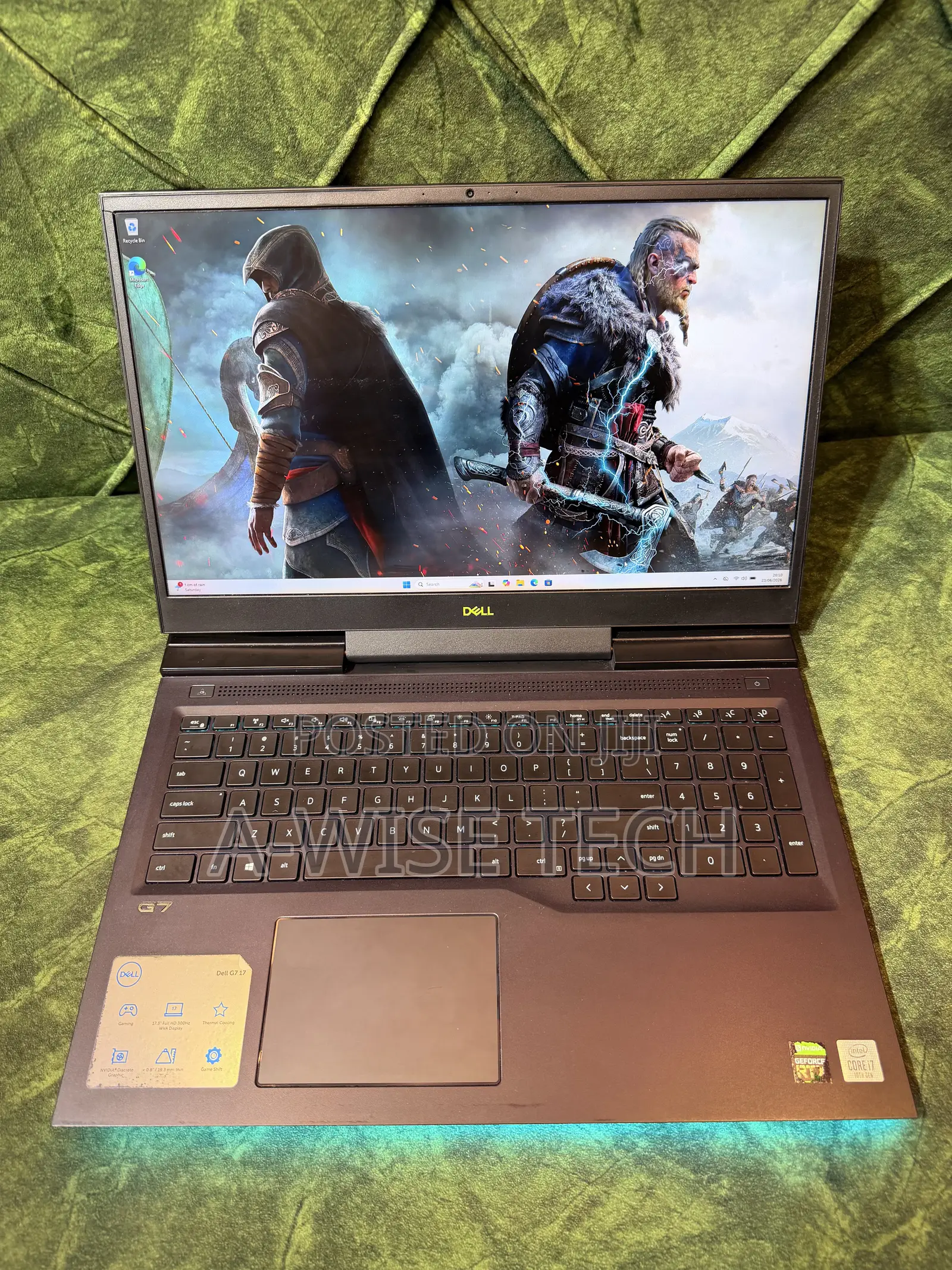 Laptop Dell G7 17 7000 16GB Intel Core i7 SSD 1T