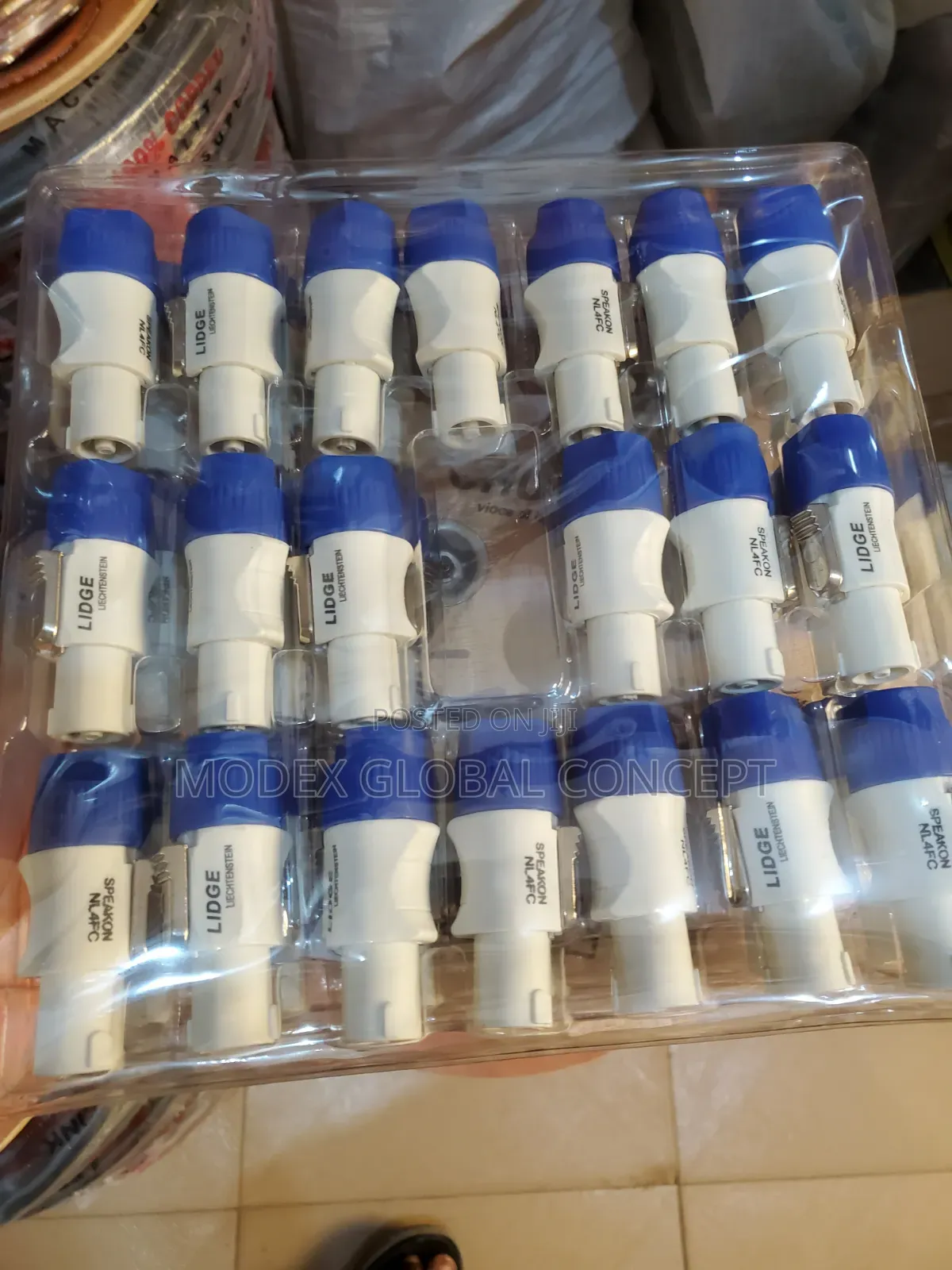 Lidge Nl4fc Speakon 4-Pole Speaker Cable Connectors