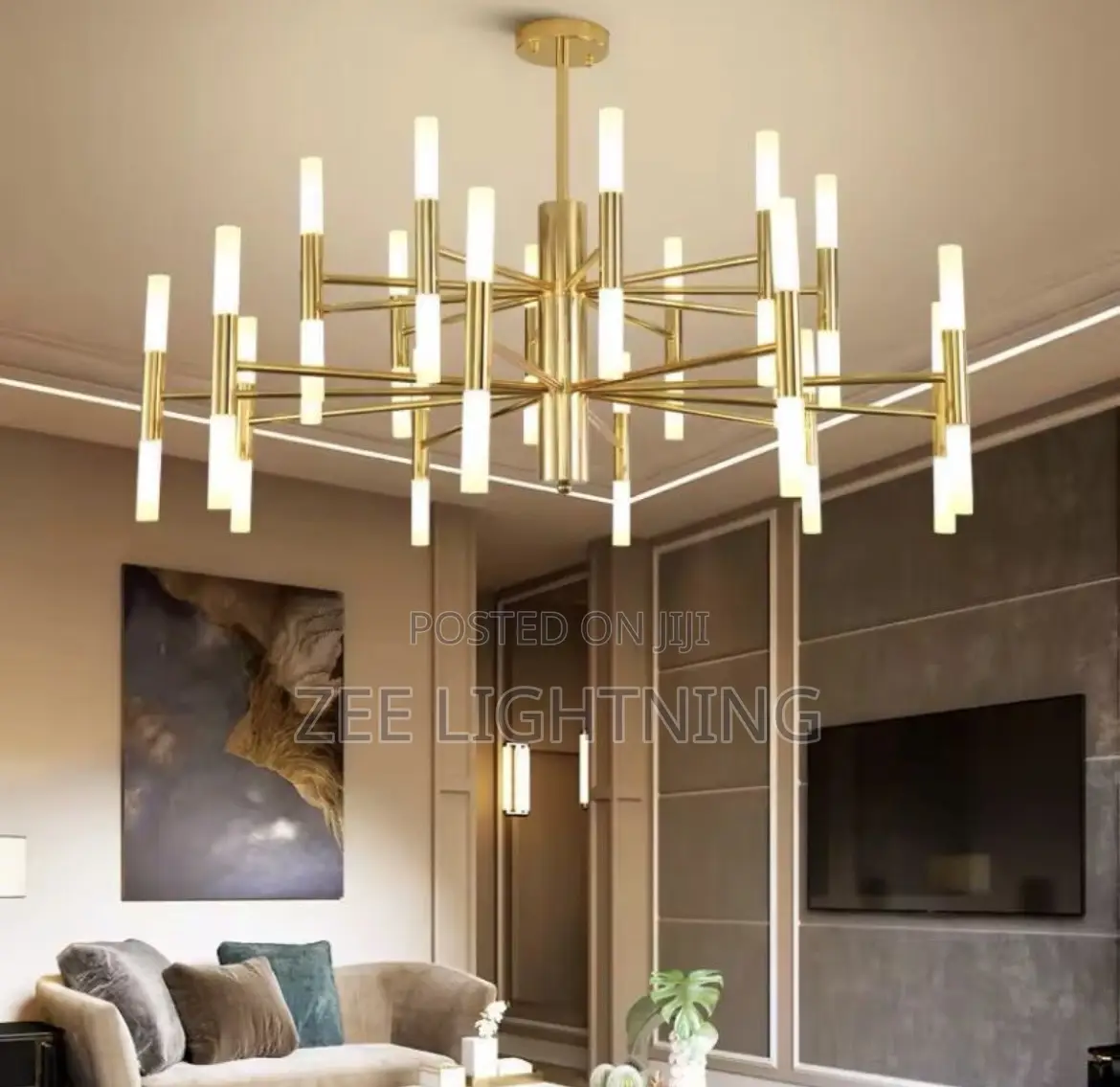 Led Chandelier for Living Room (By 21hands)