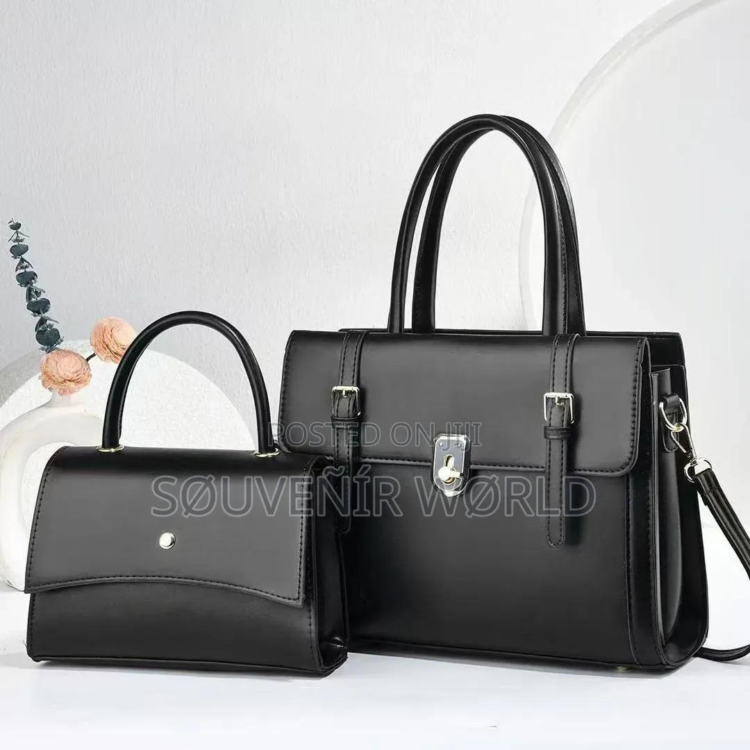 Fashion Bag Elegant 2-Piece Luxury Handbag Set – Wine Red