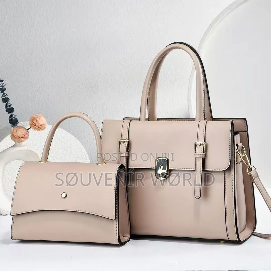 Fashion Bag Elegant 2-Piece Luxury Handbag Set – Wine Red