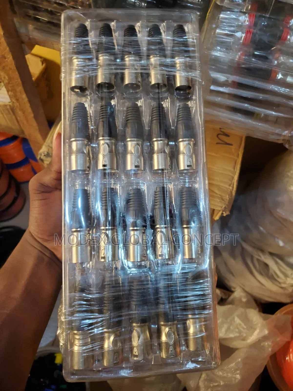 Silver Canon Plug Male and Female