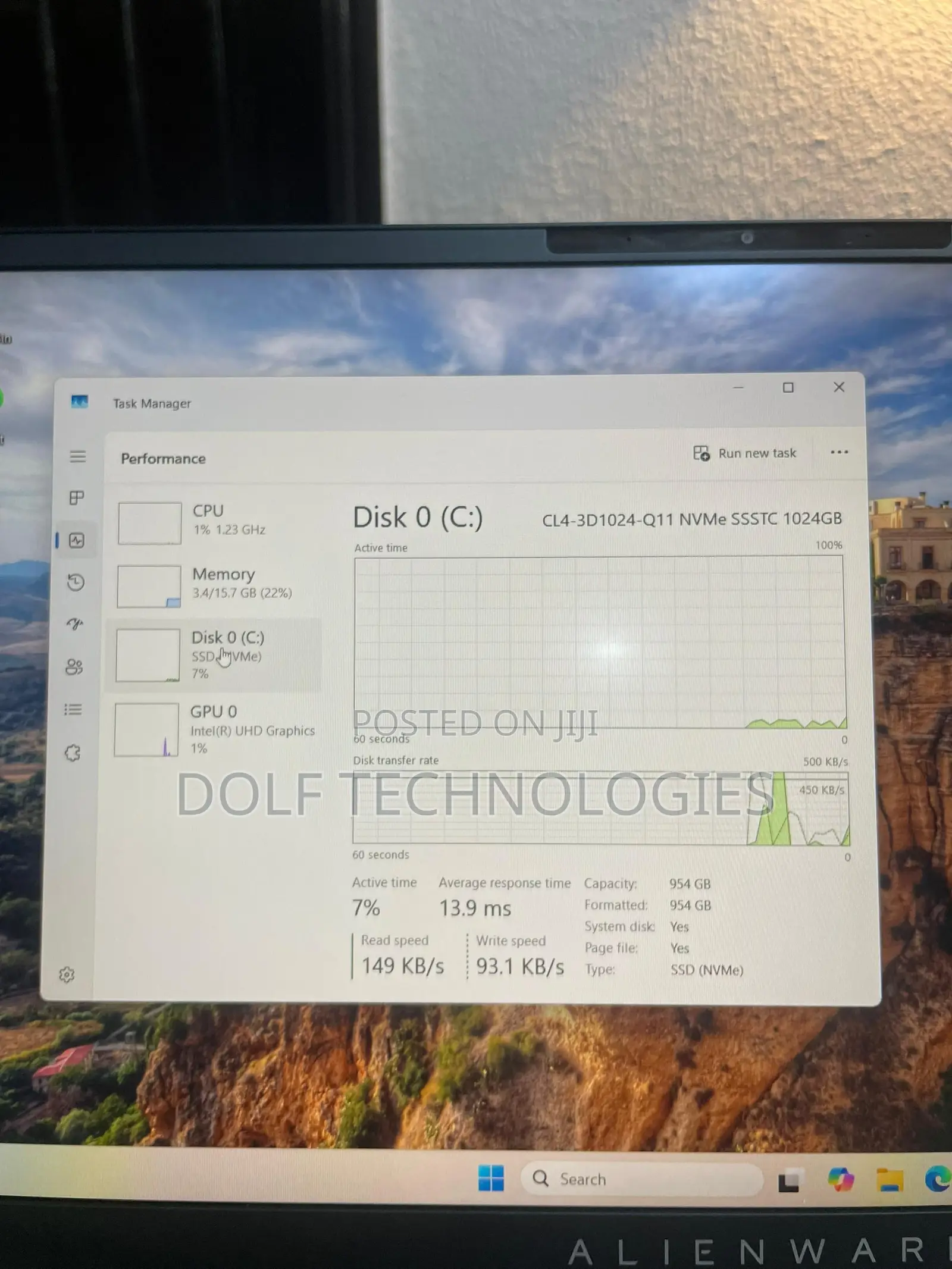 Laptop Alienware m17 R5 16GB AMD Ryzen 9 SSD 1T