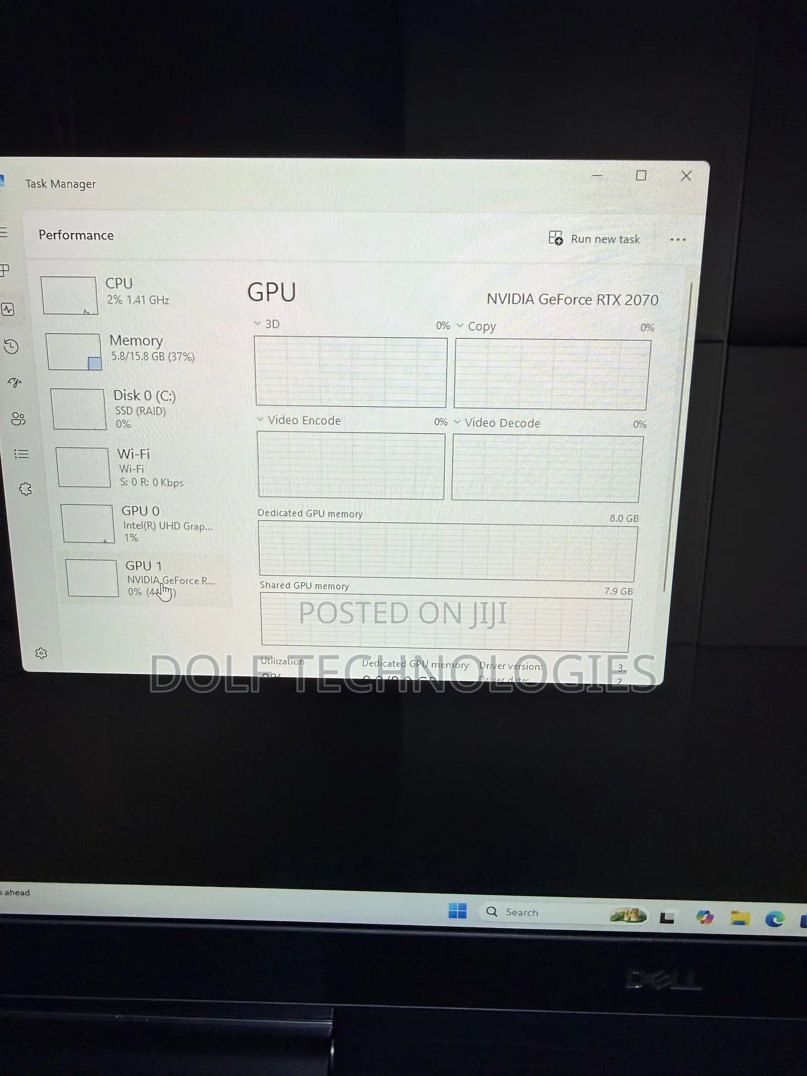 Laptop Dell G7 17 7000 16GB Intel Core i7 SSD 1T