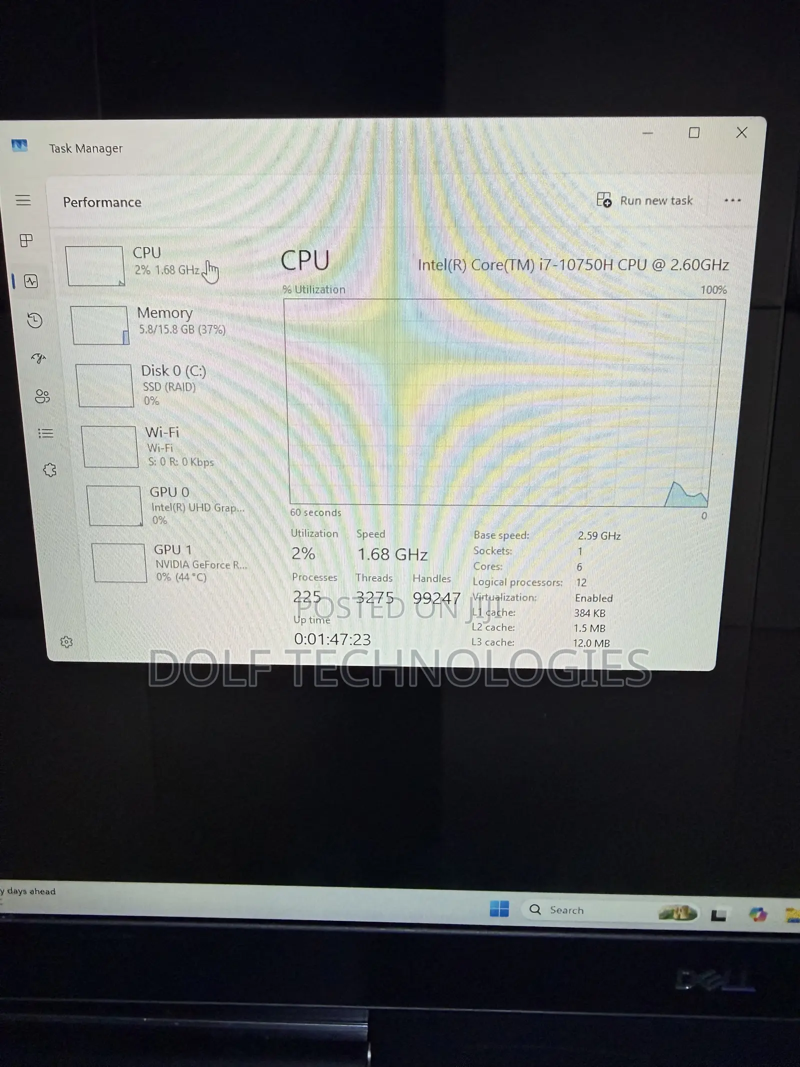 Laptop Dell G7 17 7000 16GB Intel Core i7 SSD 1T