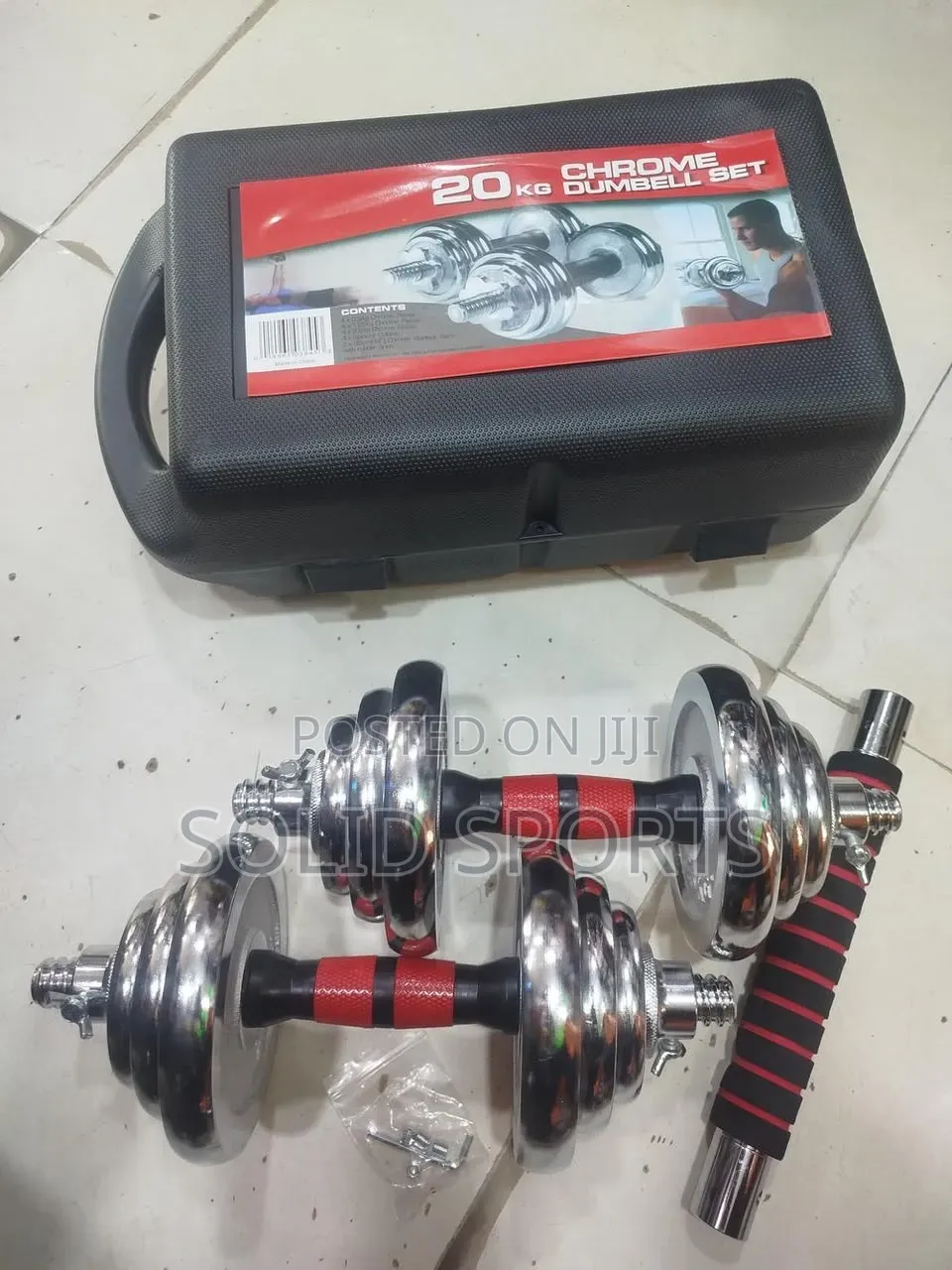 Dumbbells Set 20kg With Shut Bar Extra