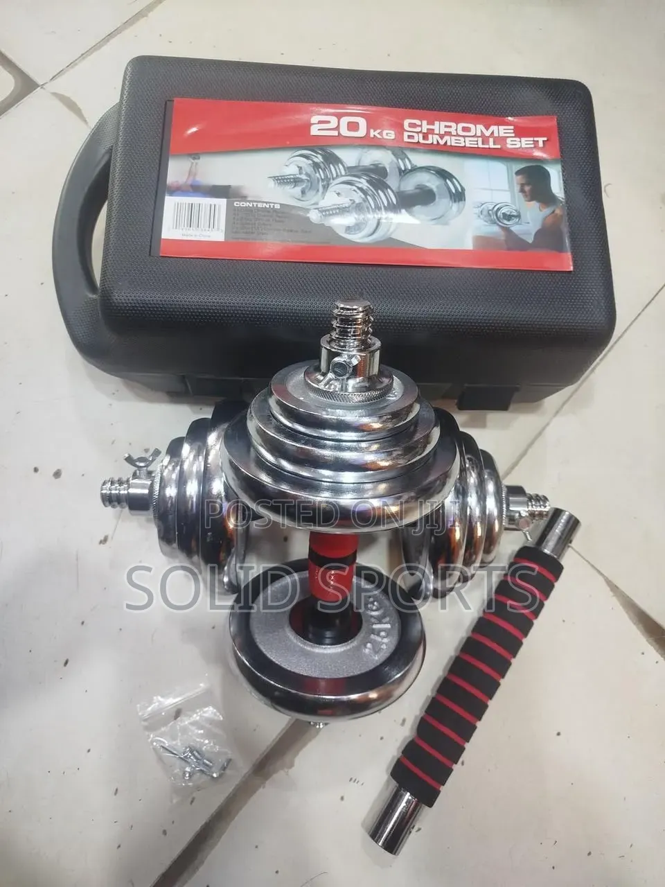 Dumbbells Set 20kg With Shut Bar Extra