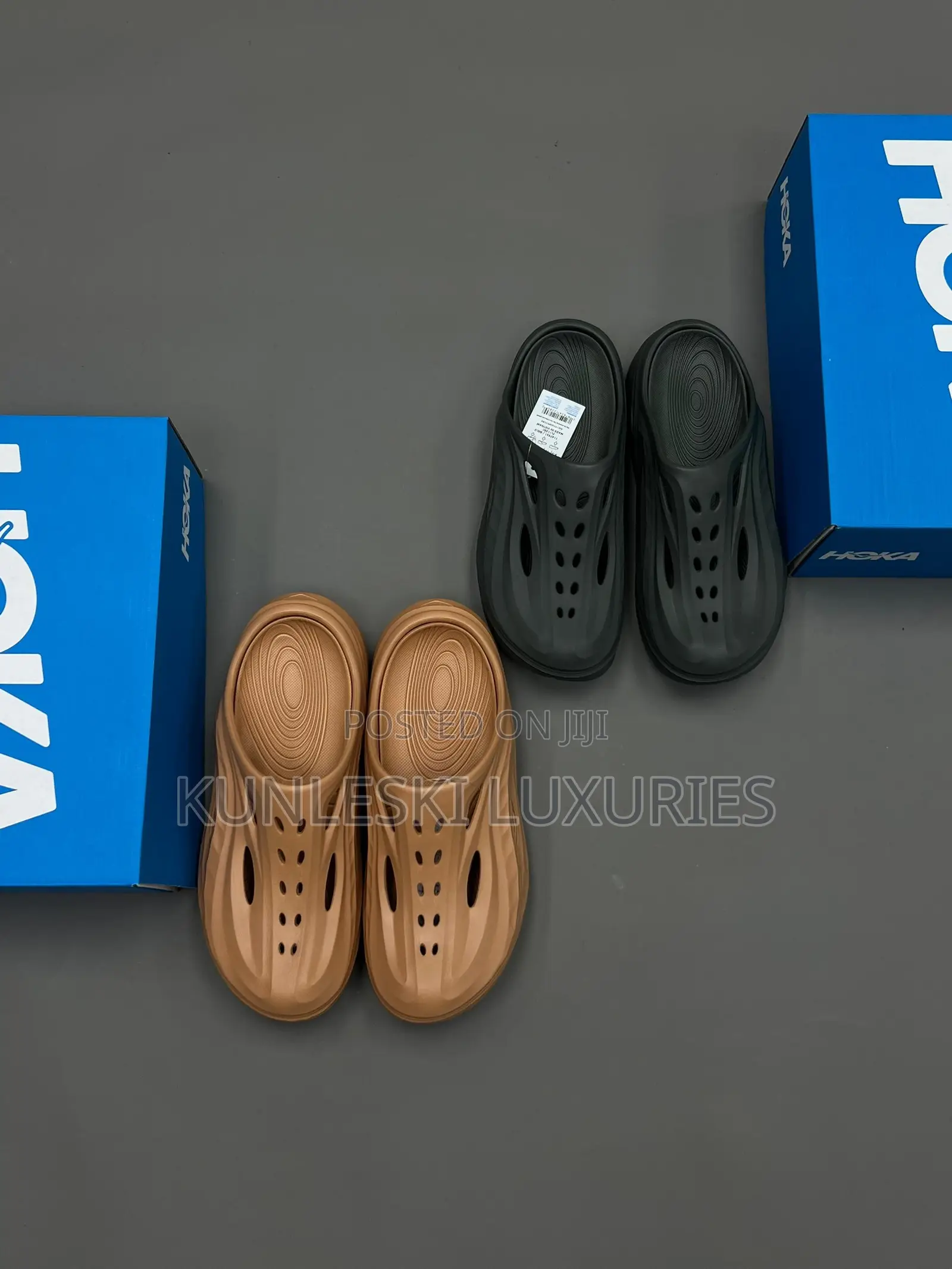 Original Hoka Ora Recovery Round Toe Slippers
