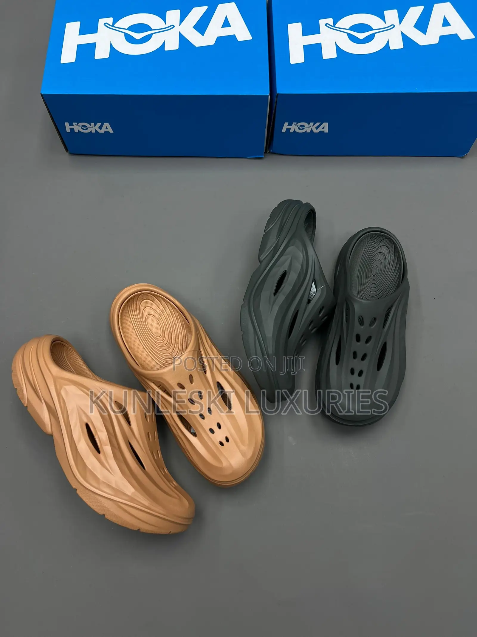 Original Hoka Ora Recovery Round Toe Slippers