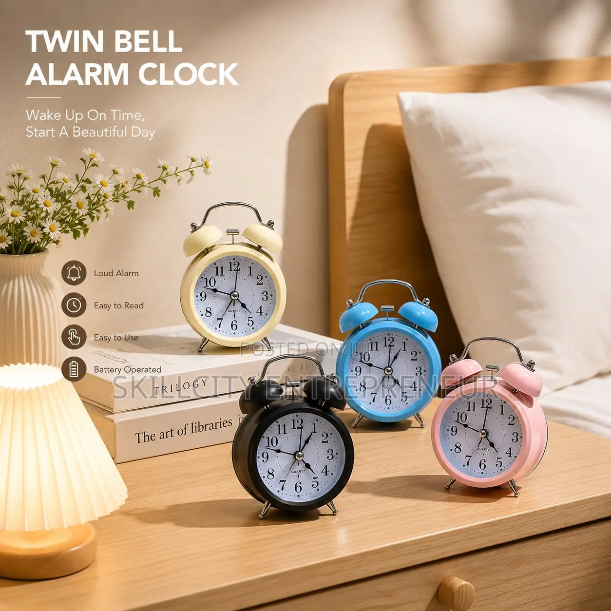 Twin Bell Alarm Clock